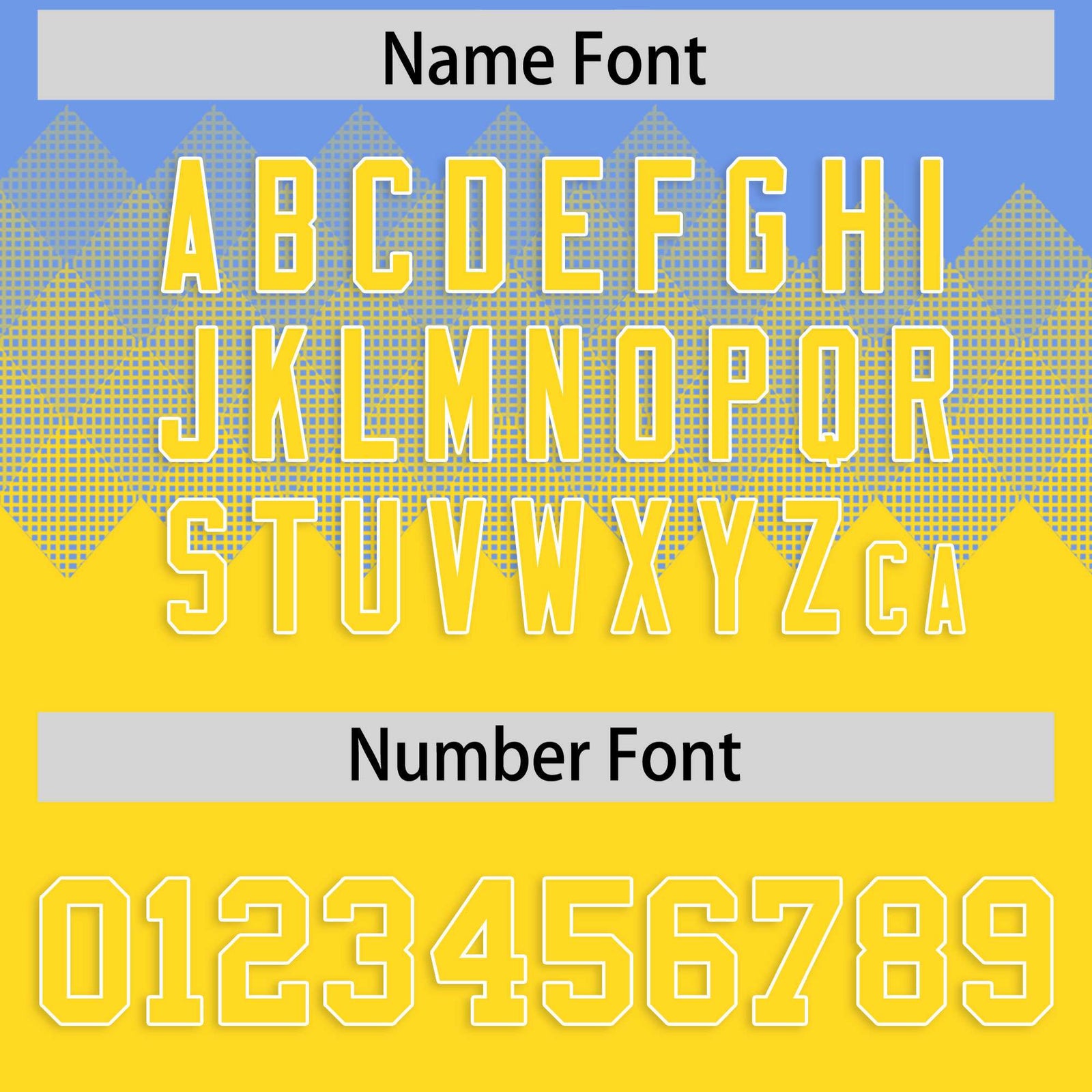 Custom Light Blue Gold Grid Blur Pattern Authentic Baseball Jersey