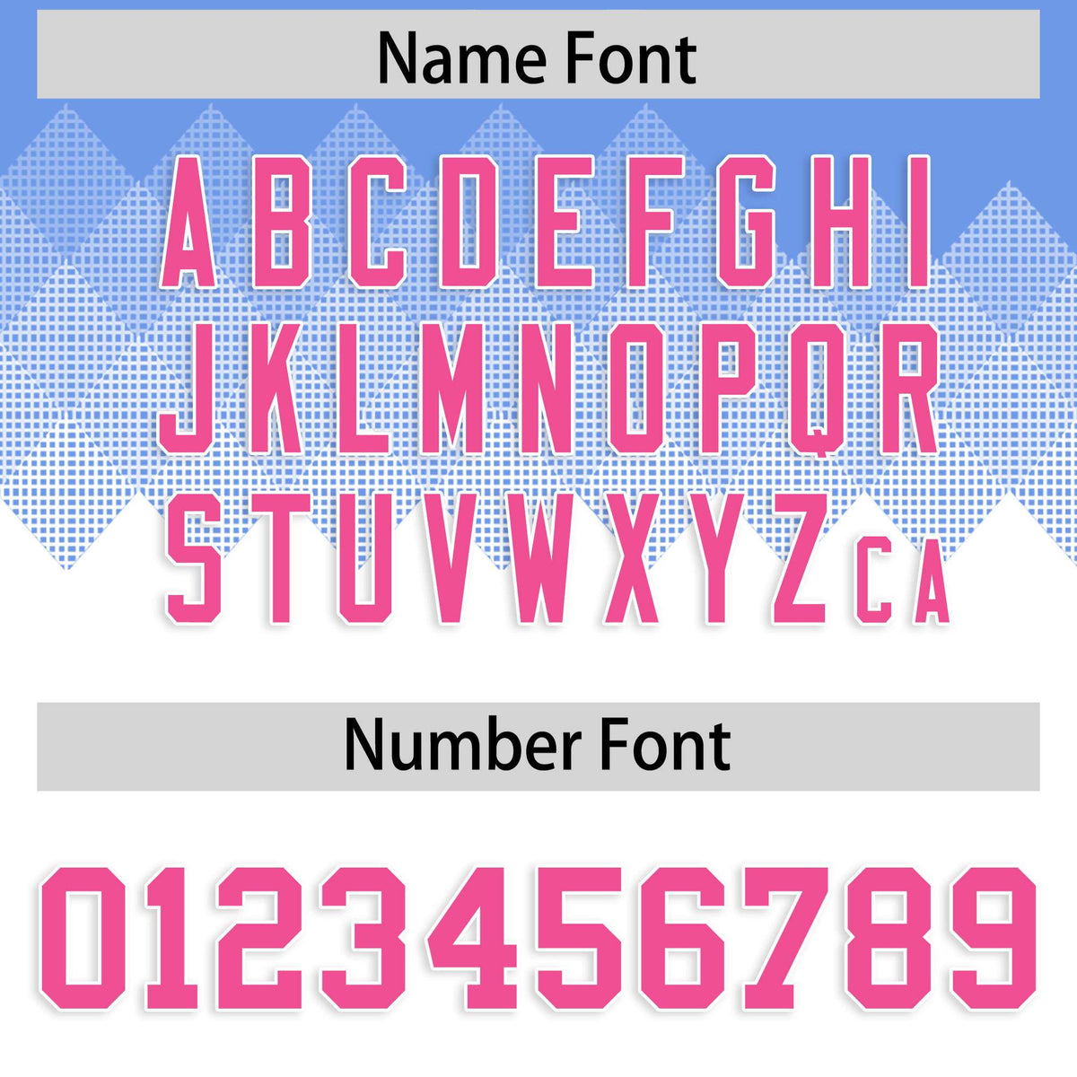 Custom Light Blue White Grid Blur Pattern Authentic Baseball Jersey