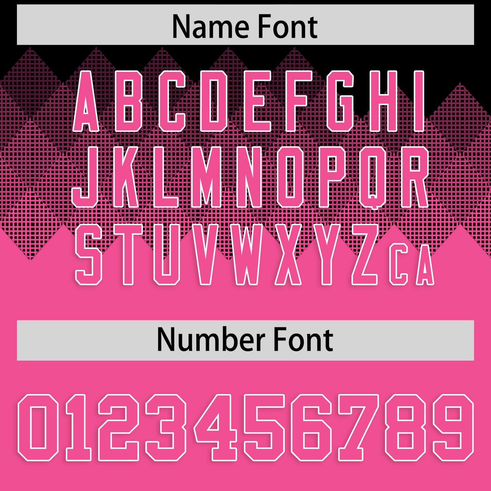 Custom Black Pink Grid Blur Pattern Authentic Baseball Jersey