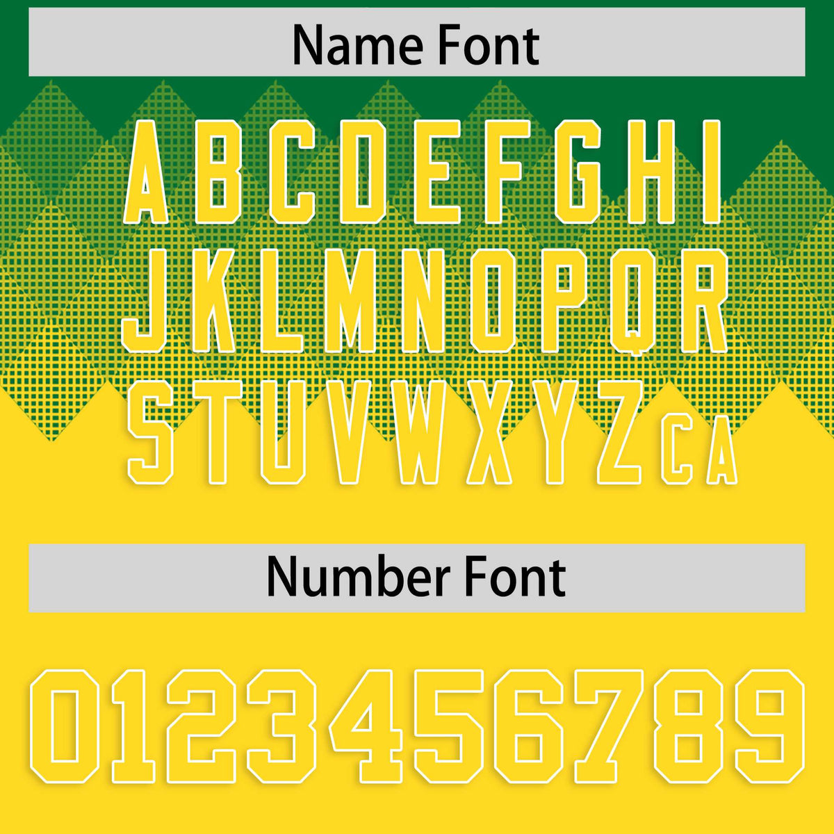 Custom Kelly Green Gold Grid Blur Pattern Authentic Baseball Jersey