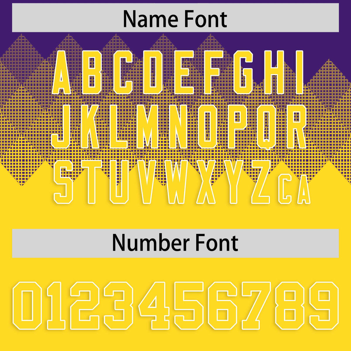 Custom Purple Gold Grid Blur Pattern Authentic Baseball Jersey