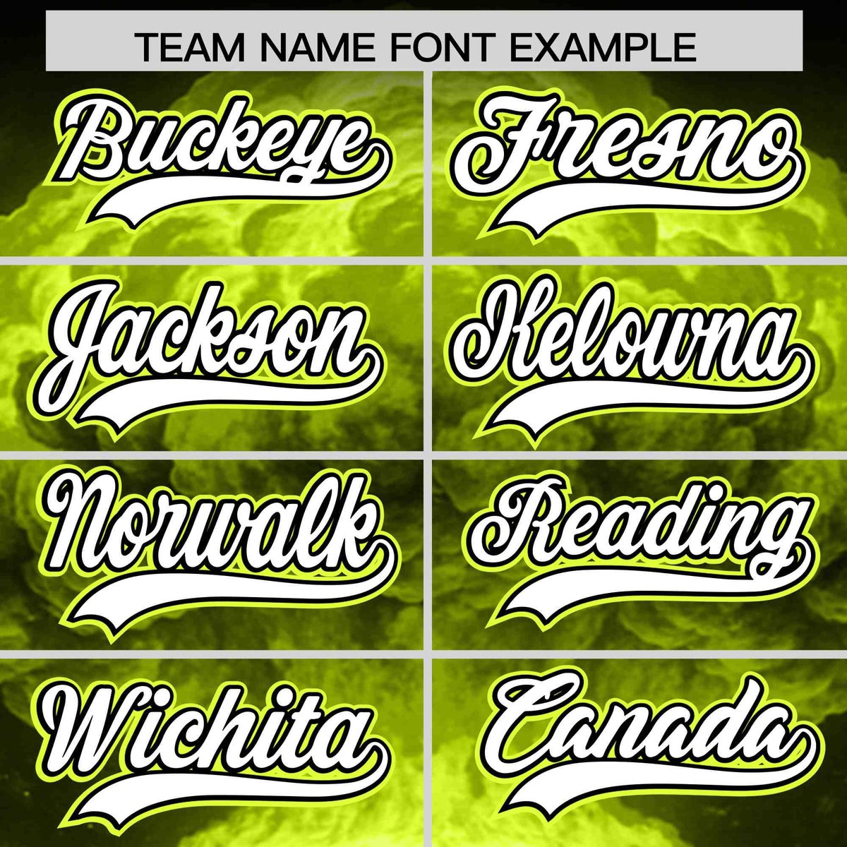 Custom Black Fluorescent Green Full Button Nuclear Blast Graffiti Pattern Authentic Baseball Jersey