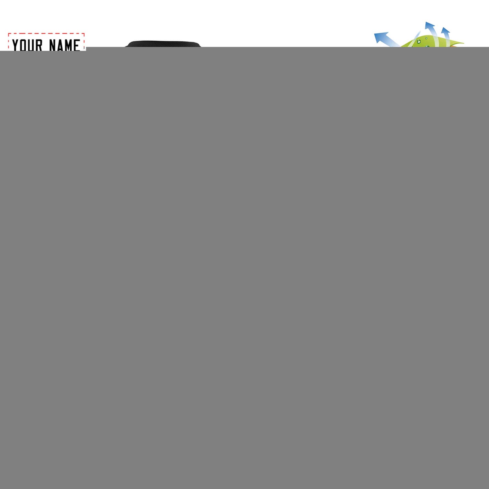 Custom Black Old Gold Full Button Nuclear Blast Graffiti Pattern Authentic Baseball Jersey