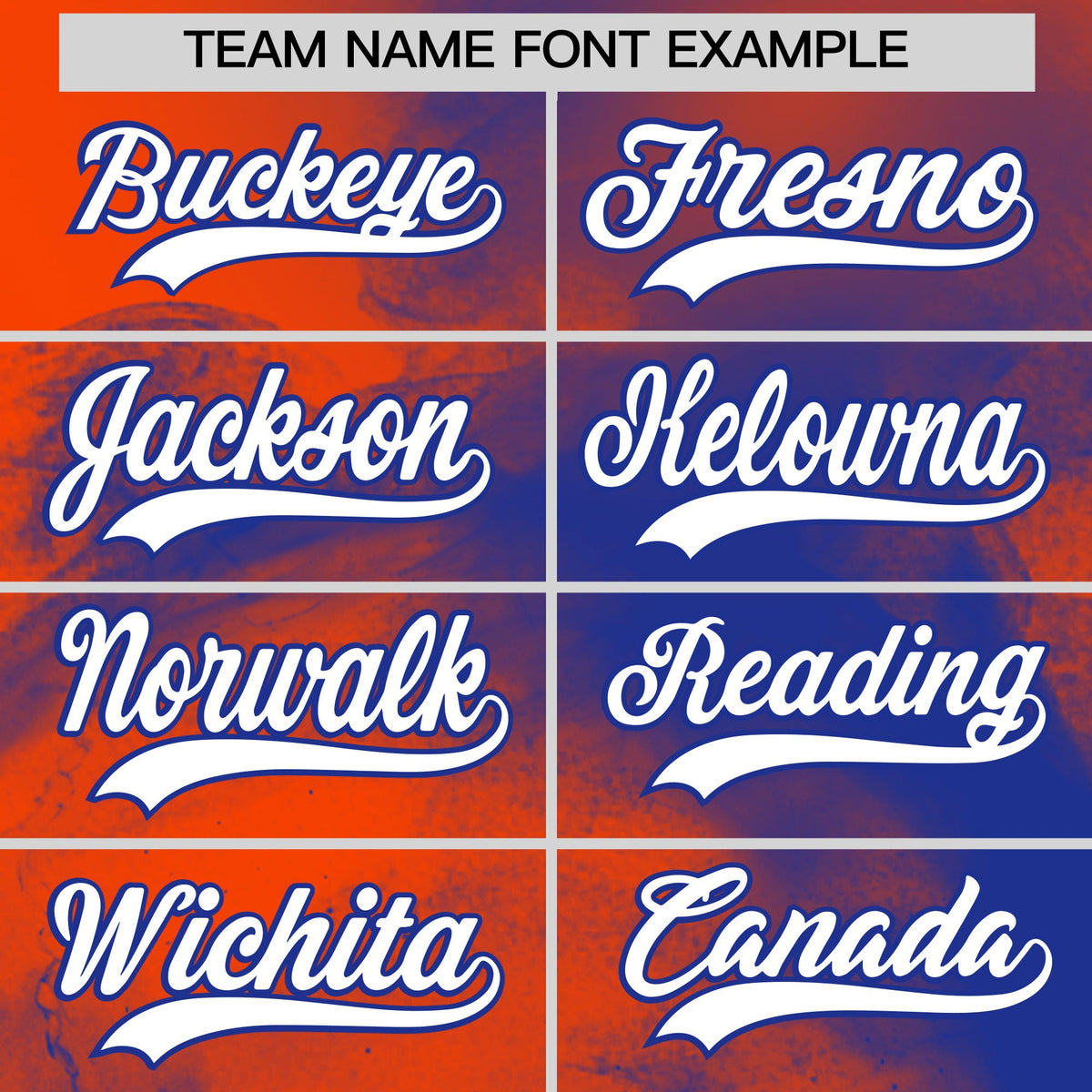 Custom Orange Royal Blue White skeleton Graffiti Pattern Lightweight Baseball Jersey| KXKSHOP