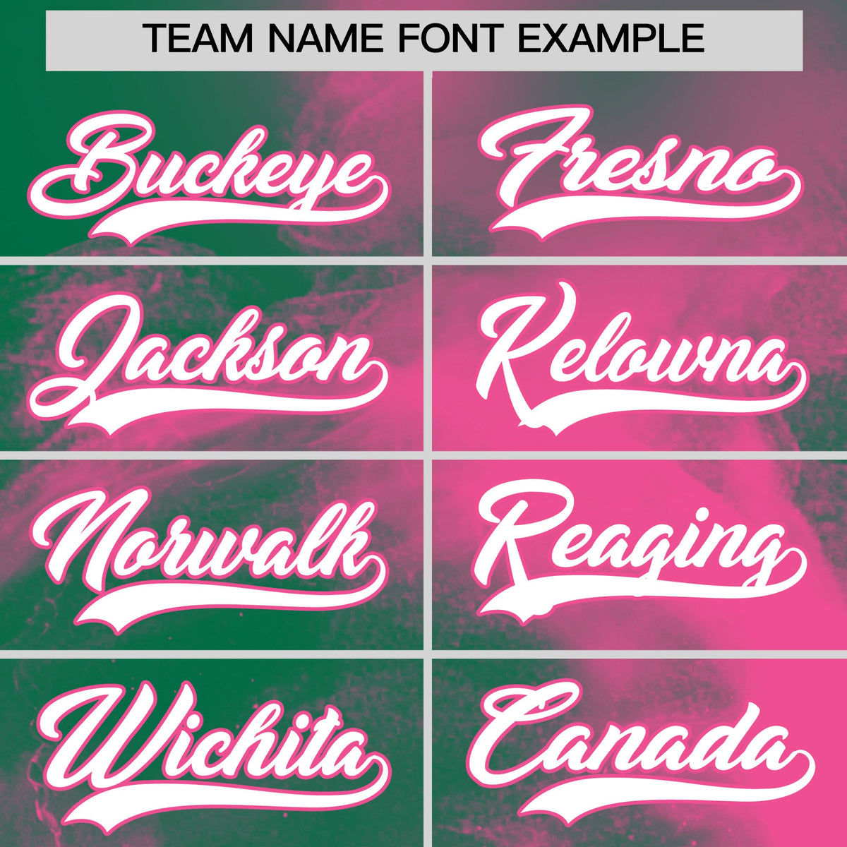 Custom Kelly Green Pink White skeleton Graffiti Pattern Quick Dry Baseball Jersey| KXKSHOP