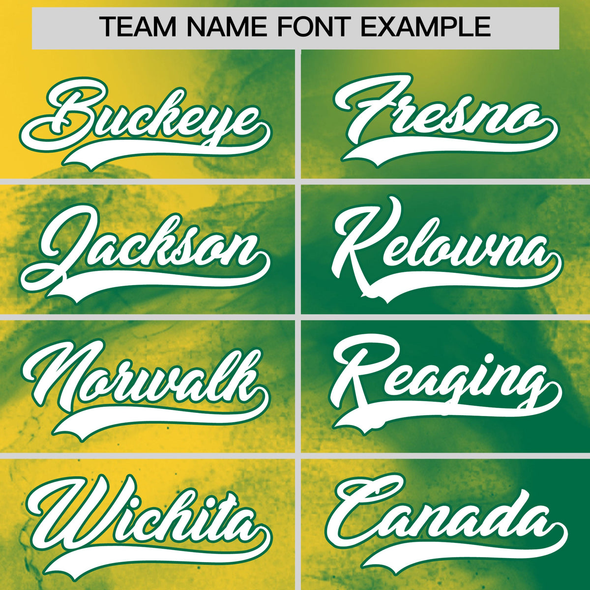 Custom Gold Kelly Green White skeleton Graffiti Pattern Lightweight Baseball Jersey| KXKSHOP