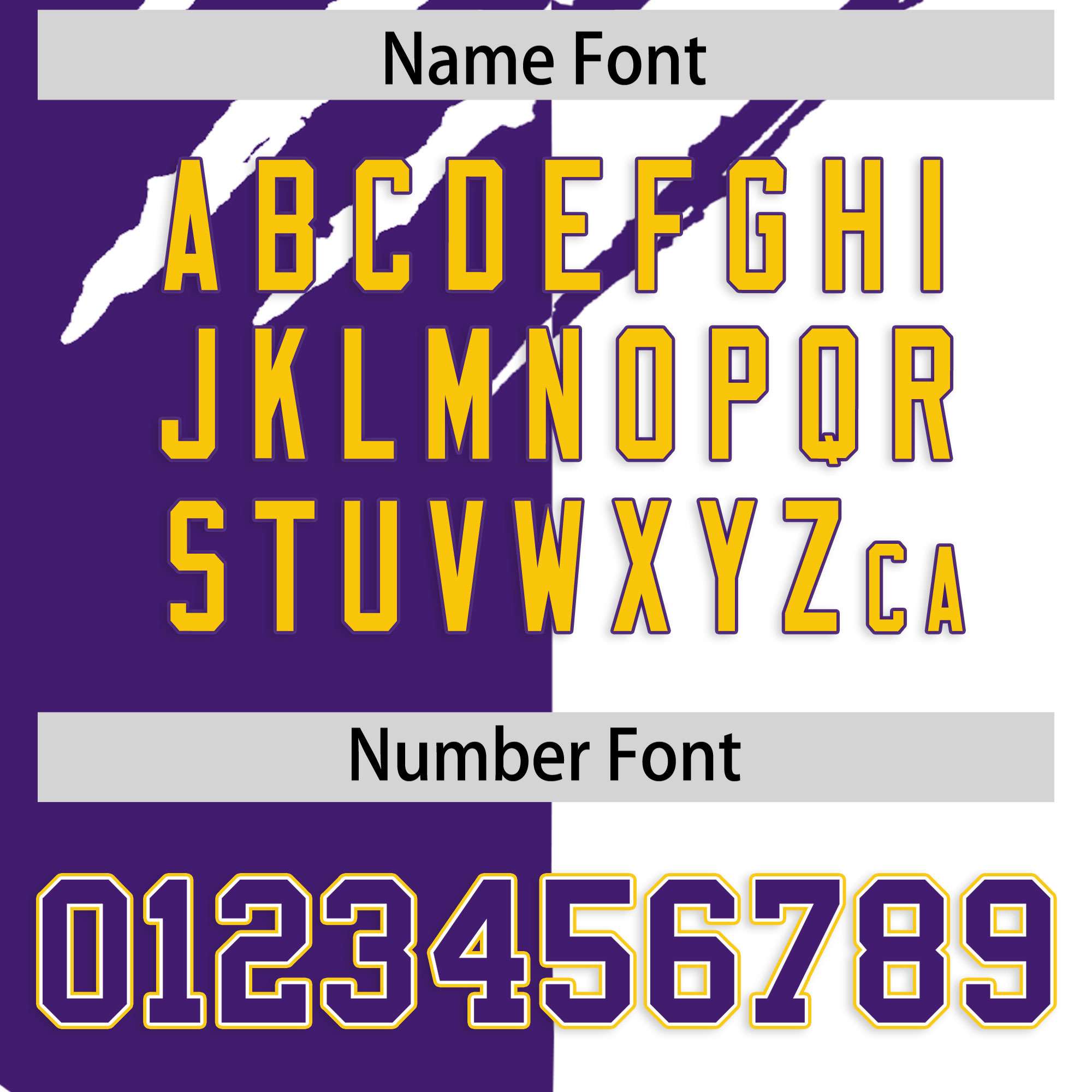 Custom Purple White Split Tiger Claw Scratch Pattern Baseball Jersey