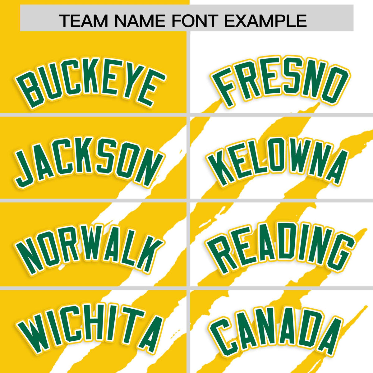 Custom Gold White Split Tiger Claw Scratch Pattern Baseball Jersey