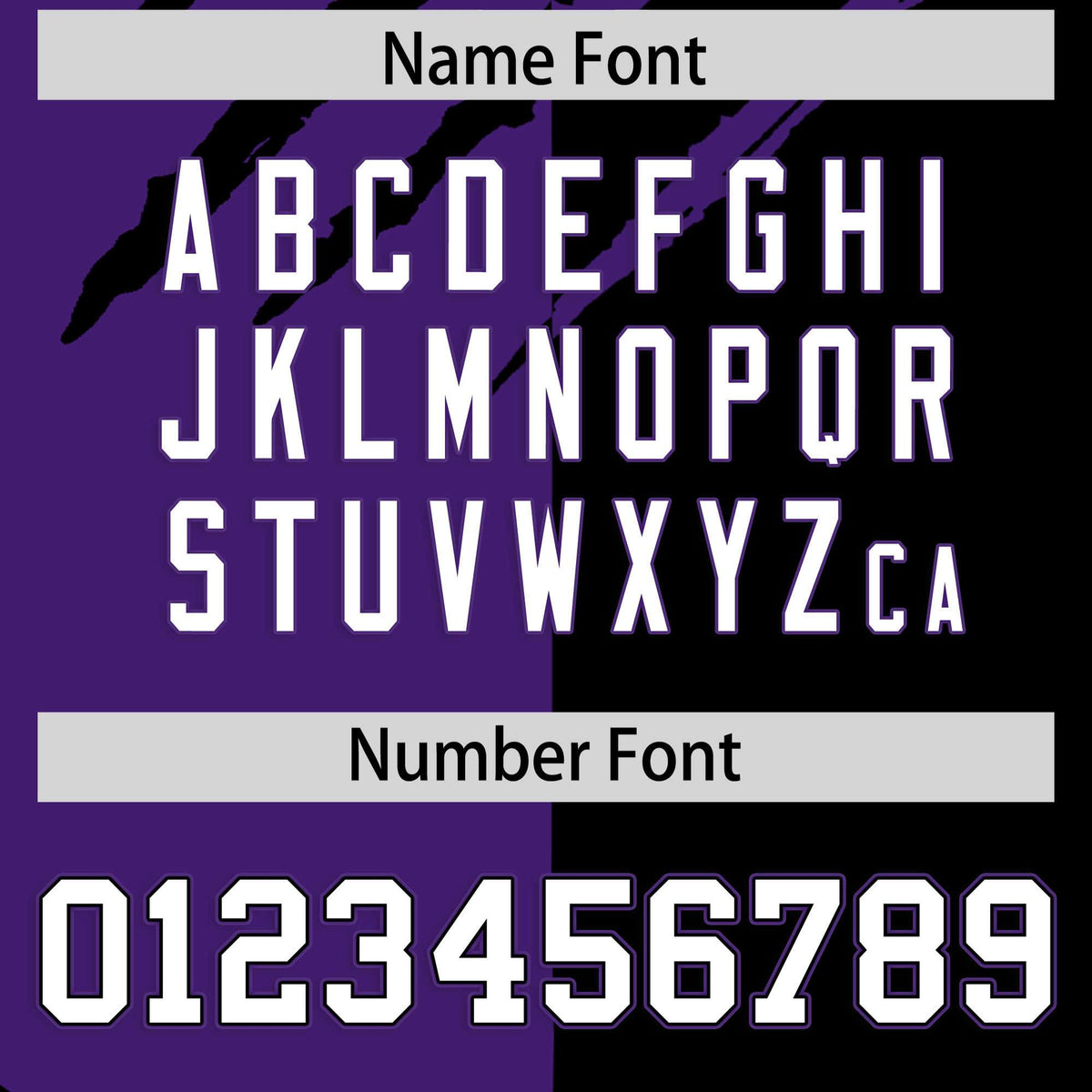 Custom Purple Black Split Tiger Claw Scratch Pattern Baseball Jersey