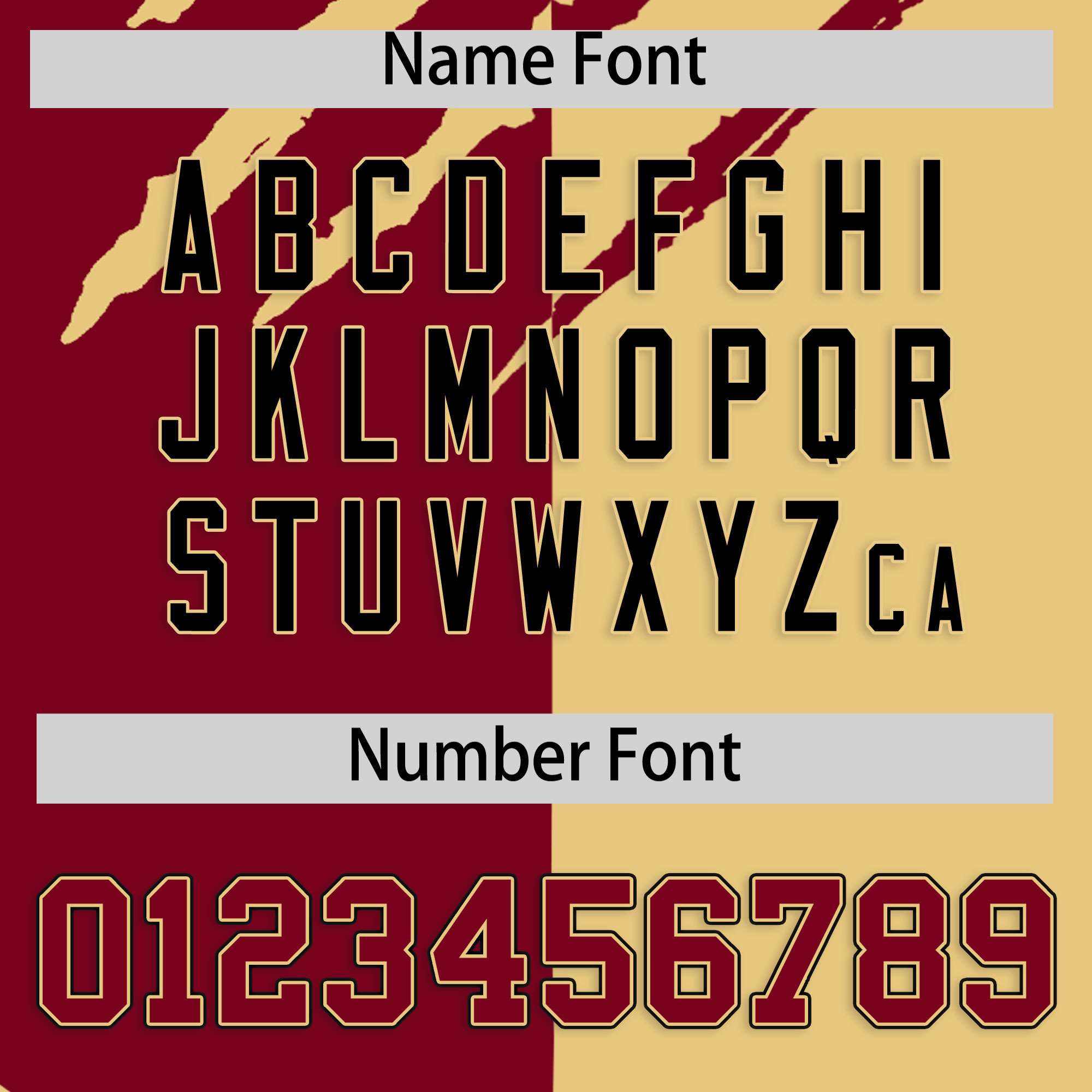 Custom Crimson Khaki Split Tiger Claw Scratch Pattern Baseball Jersey