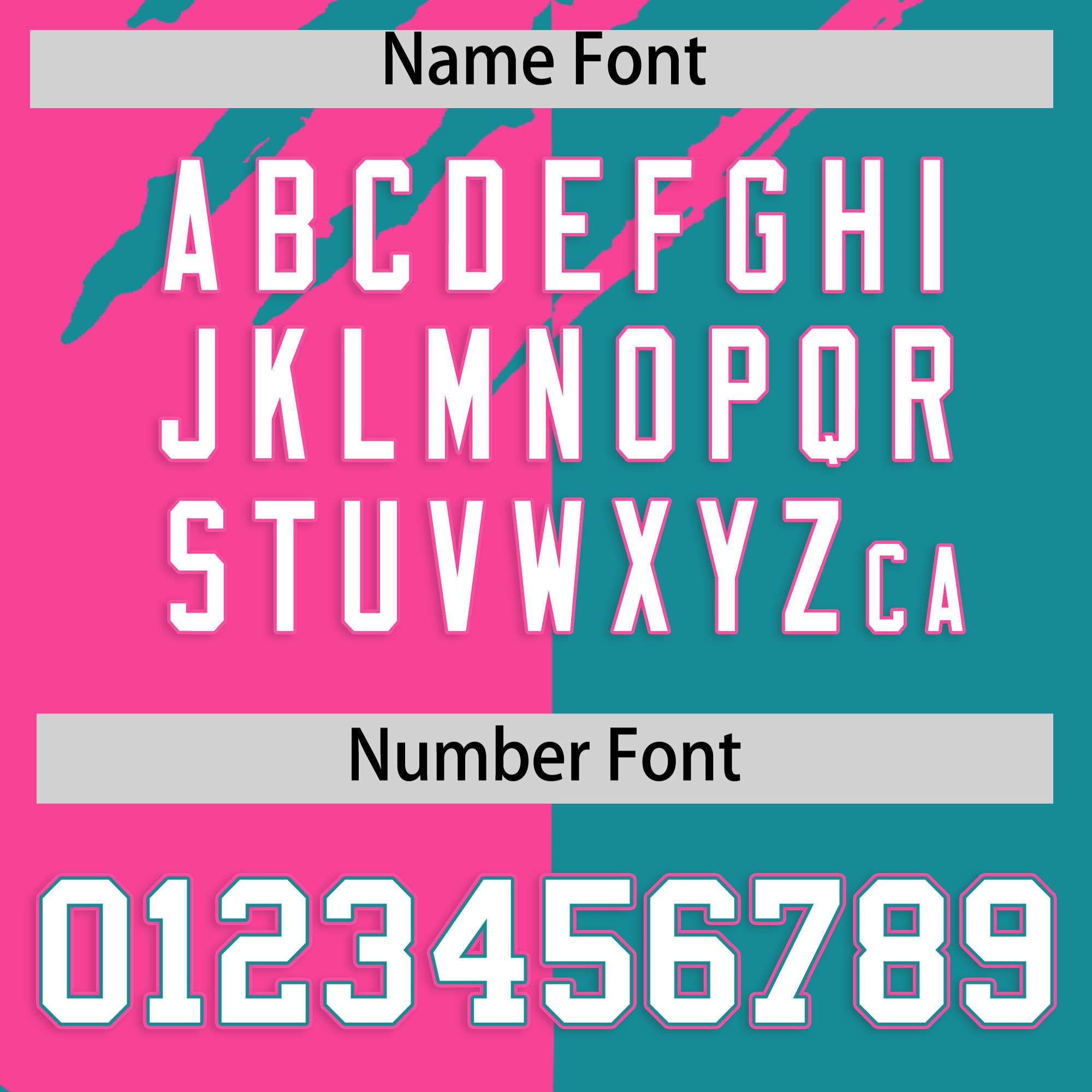 Custom Pink Aqua Split Tiger Claw Scratch Pattern Baseball Jersey