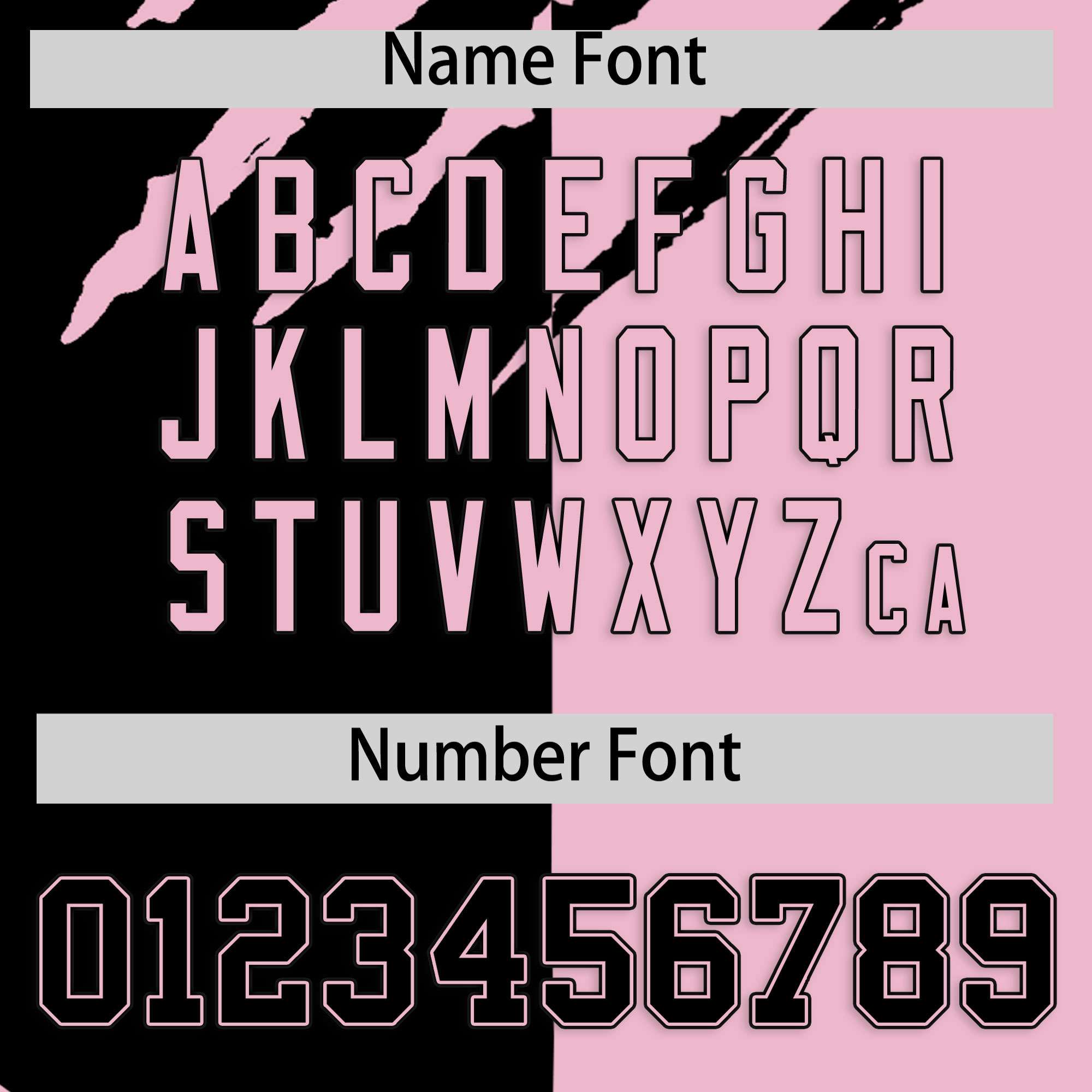 Custom Black Light Pink Split Tiger Claw Scratch Pattern Baseball Jersey