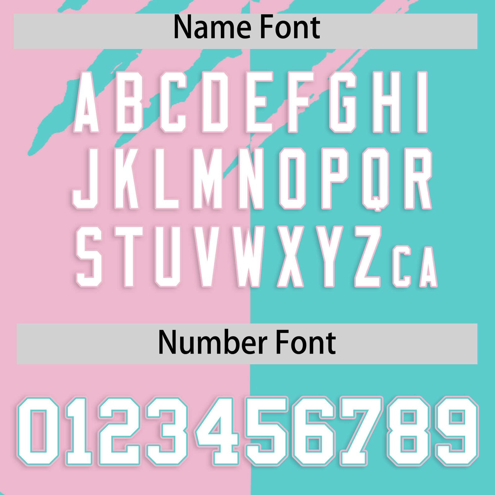 Custom Light Pink Bright Green Split Tiger Claw Scratch Pattern Baseball Jersey