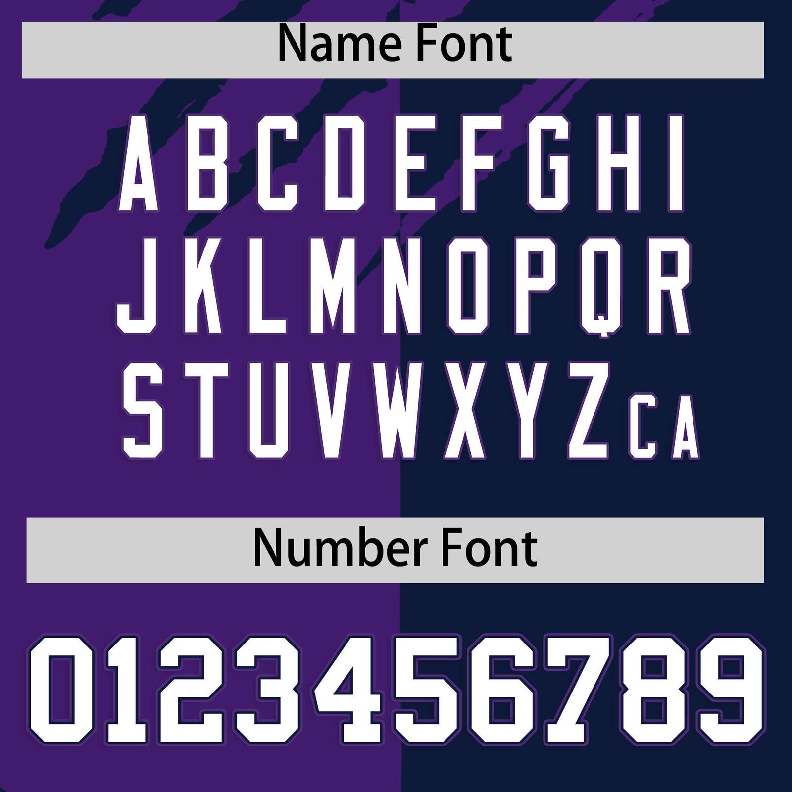 Custom Purple Navy Split Tiger Claw Scratch Pattern Baseball Jersey