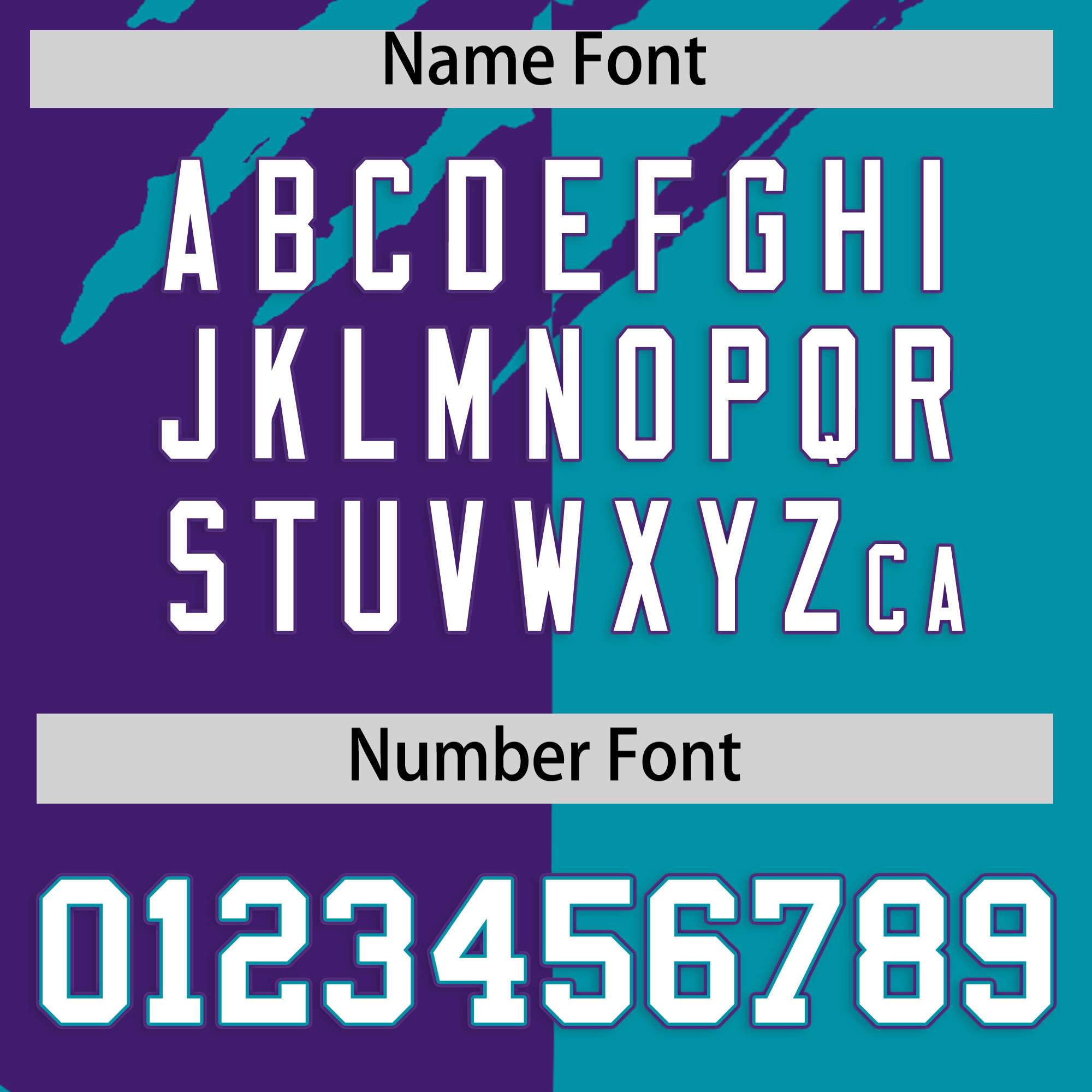 Custom Purple Teal Split Tiger Claw Scratch Pattern Baseball Jersey