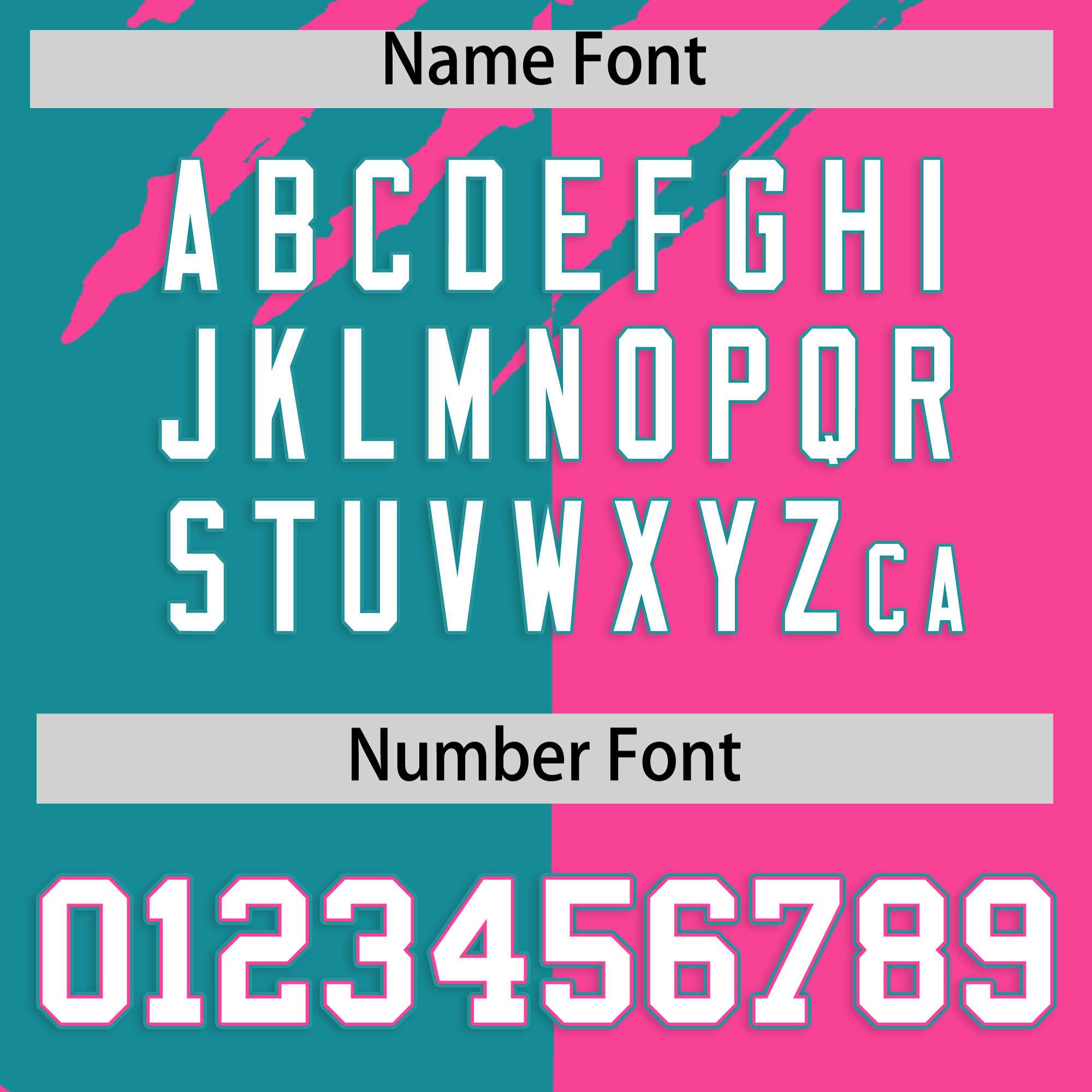 Custom Aqua Pink Split Tiger Claw Scratch Pattern Baseball Jersey