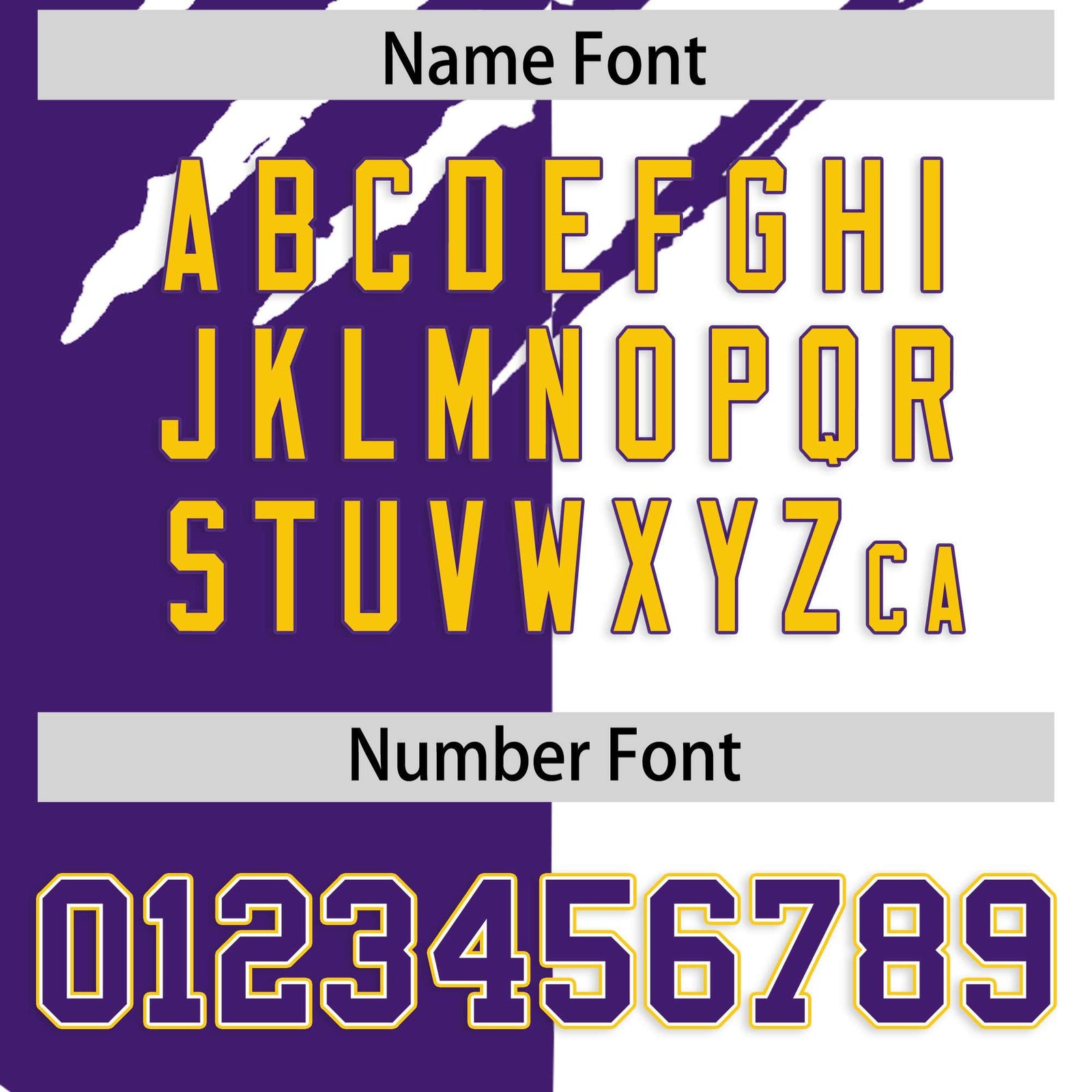 Custom Purple White Split Tiger Claw Scratch Pattern Baseball Jersey