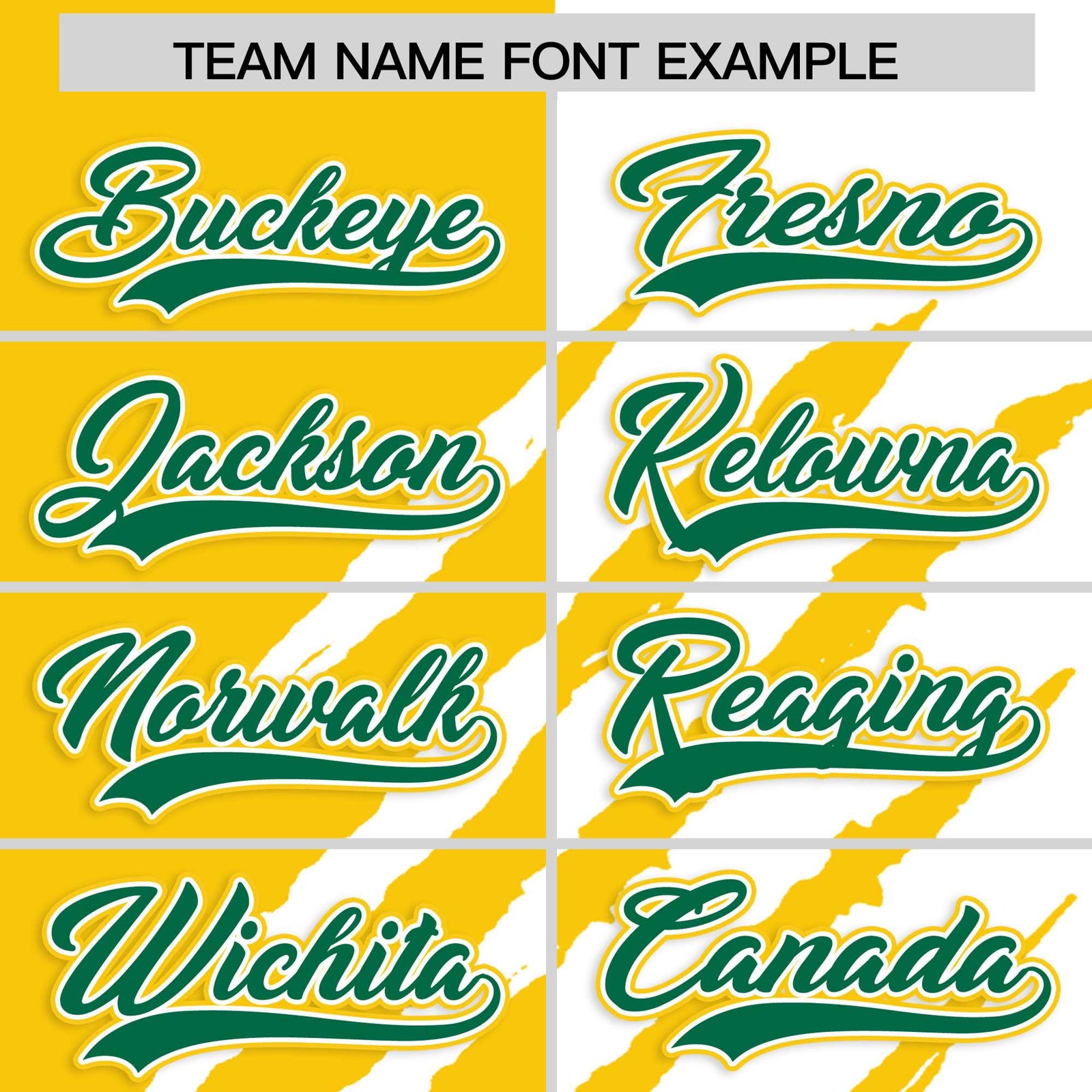 Custom Gold White Split Tiger Claw Scratch Pattern Baseball Jersey