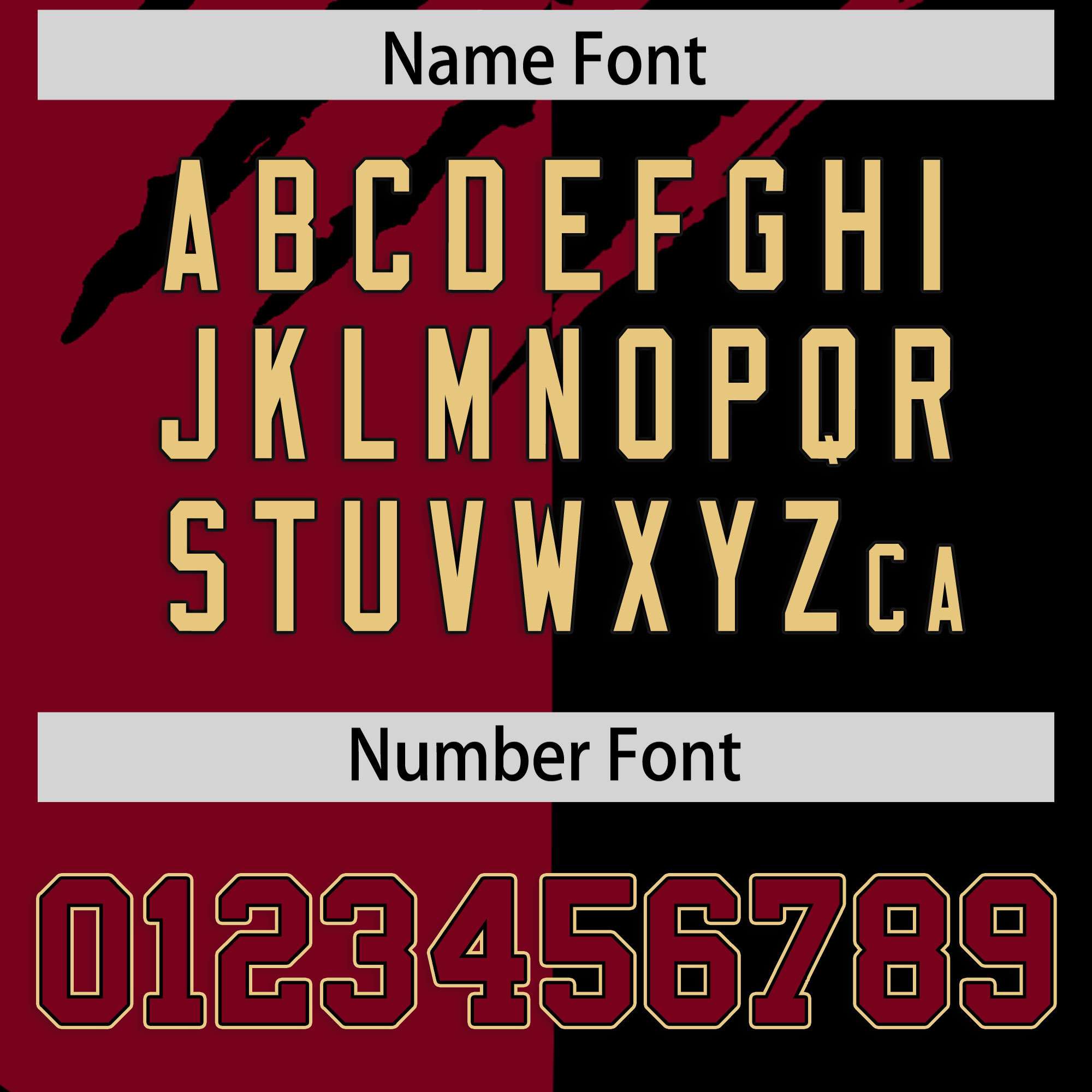 Custom Crimson Black Split Tiger Claw Scratch Pattern Baseball Jersey