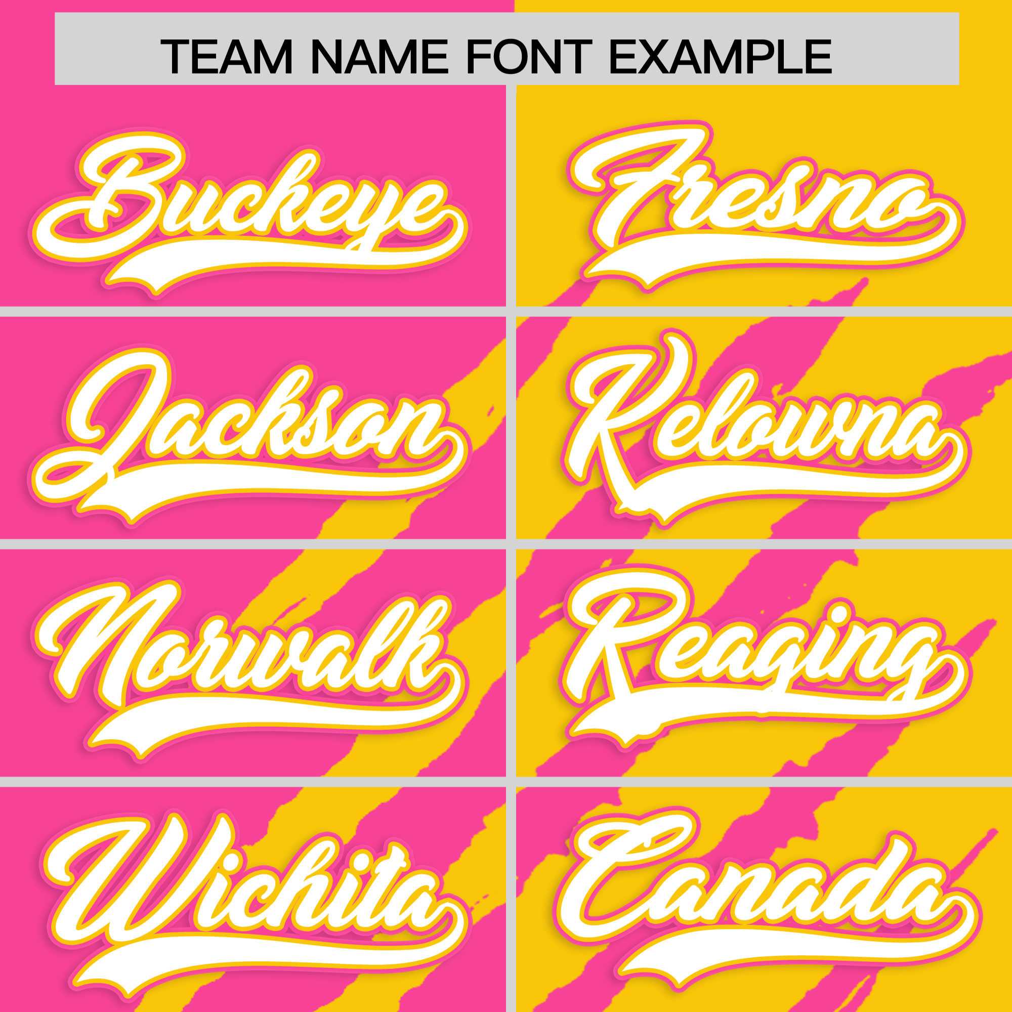 Custom Pink Gold Split Tiger Claw Scratch Pattern Baseball Jersey