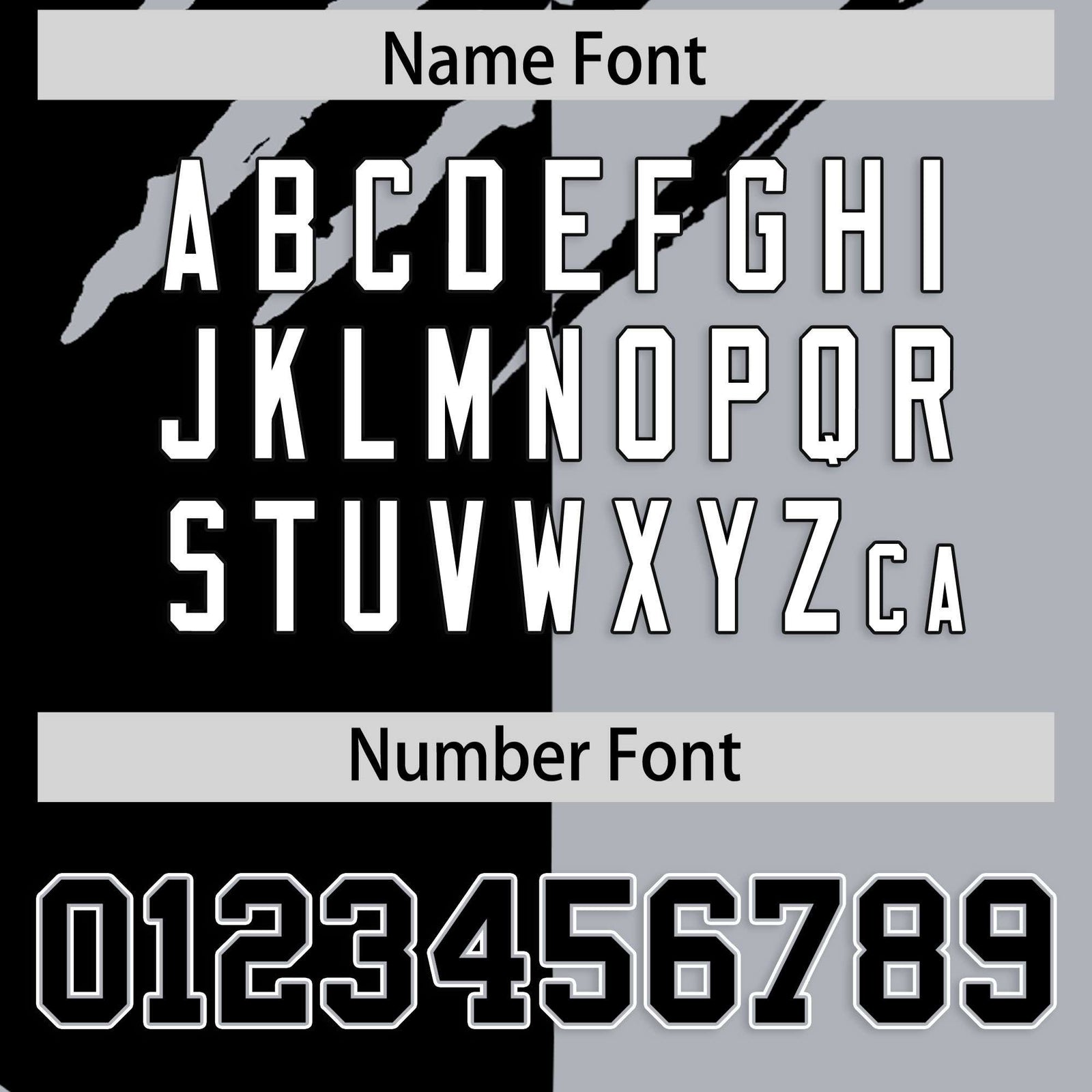 Custom Black Gray Split Tiger Claw Scratch Pattern Baseball Jersey