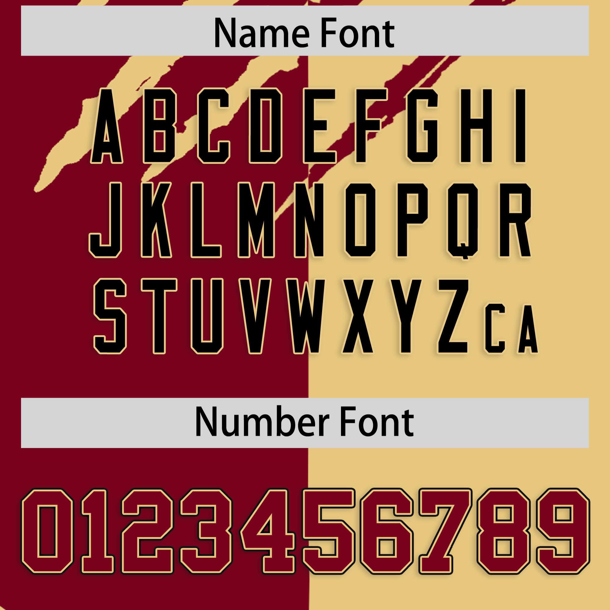 Custom Crimson Khaki Split Tiger Claw Scratch Pattern Baseball Jersey