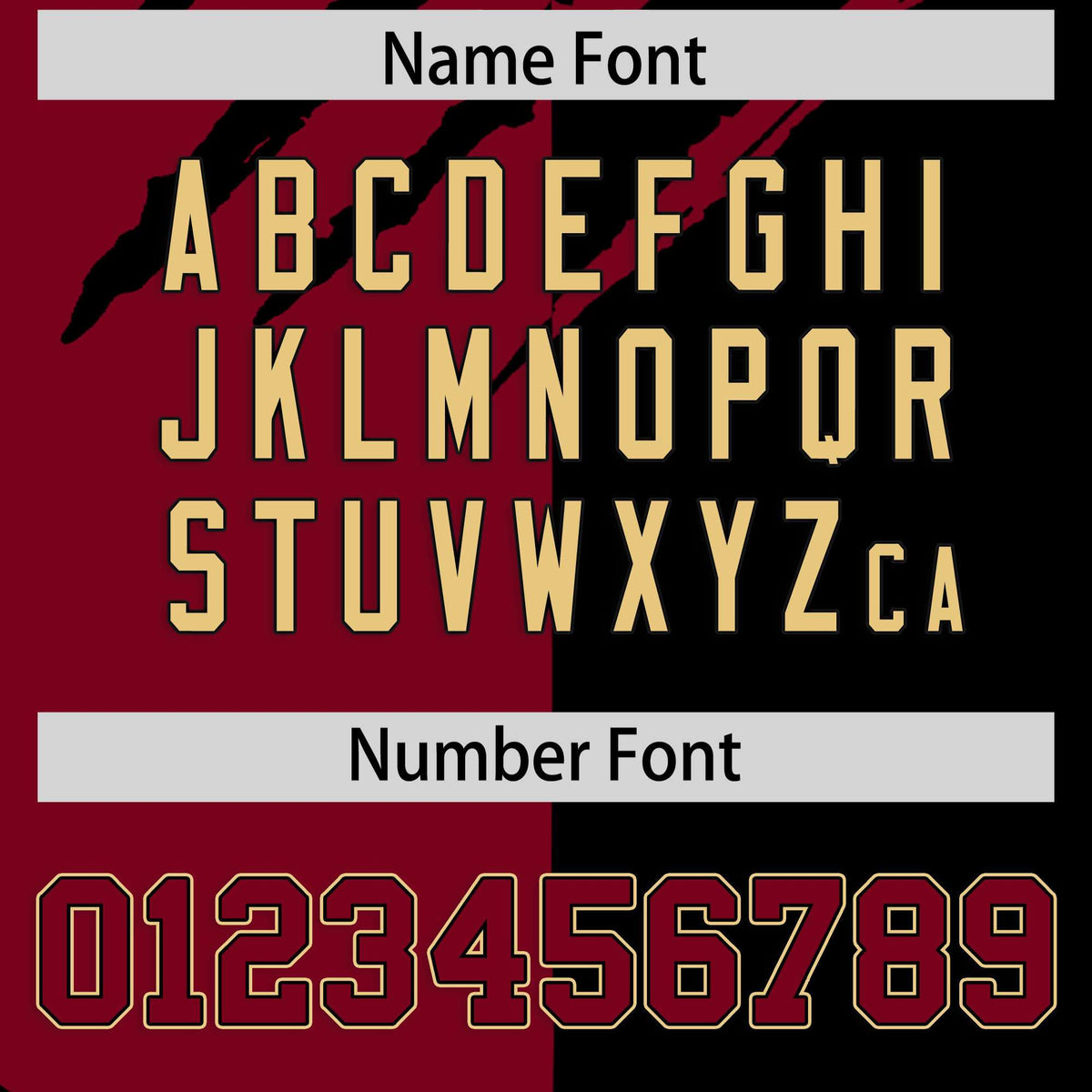 Custom Crimson Black Split Tiger Claw Scratch Pattern Baseball Jersey