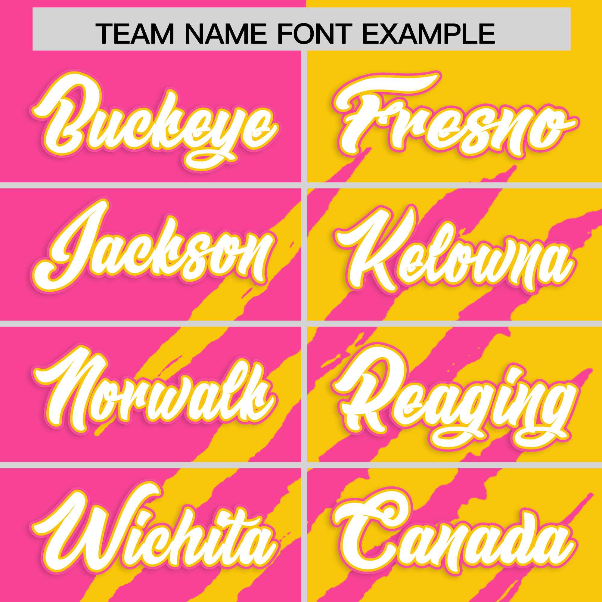 Custom Pink Gold Split Tiger Claw Scratch Pattern Baseball Jersey