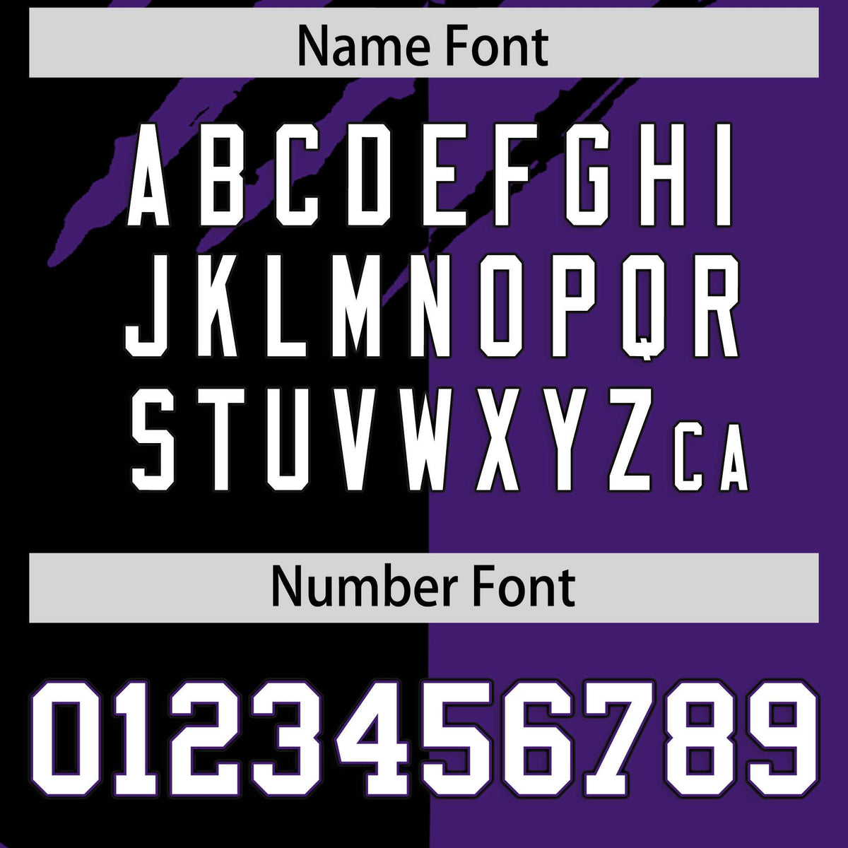 Custom Black Purple Split Tiger Claw Scratch Pattern Baseball Jersey