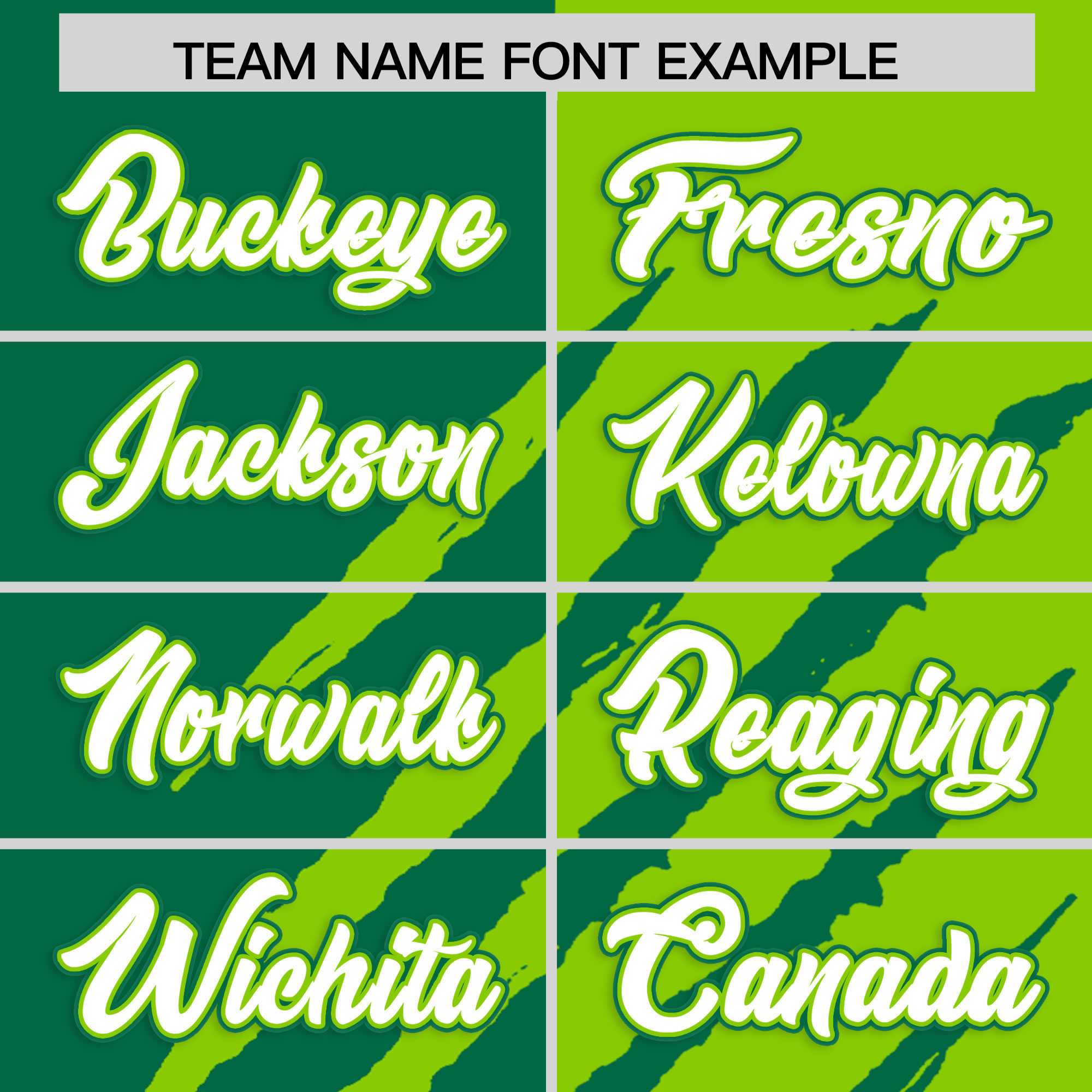 Custom Kelly Green Neon Green Split Tiger Claw Scratch Pattern Baseball Jersey