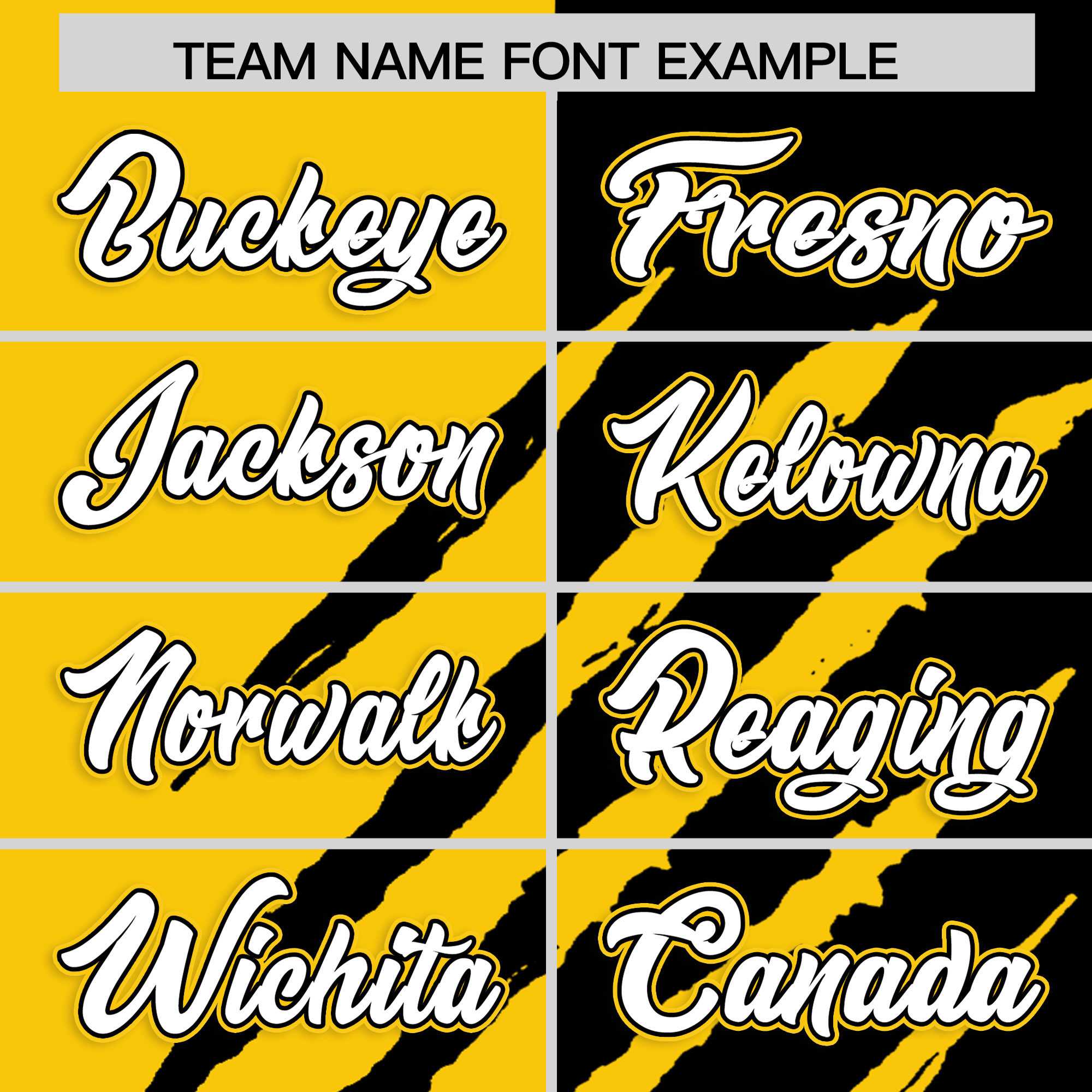 Custom Gold Black Split Tiger Claw Scratch Pattern Baseball Jersey