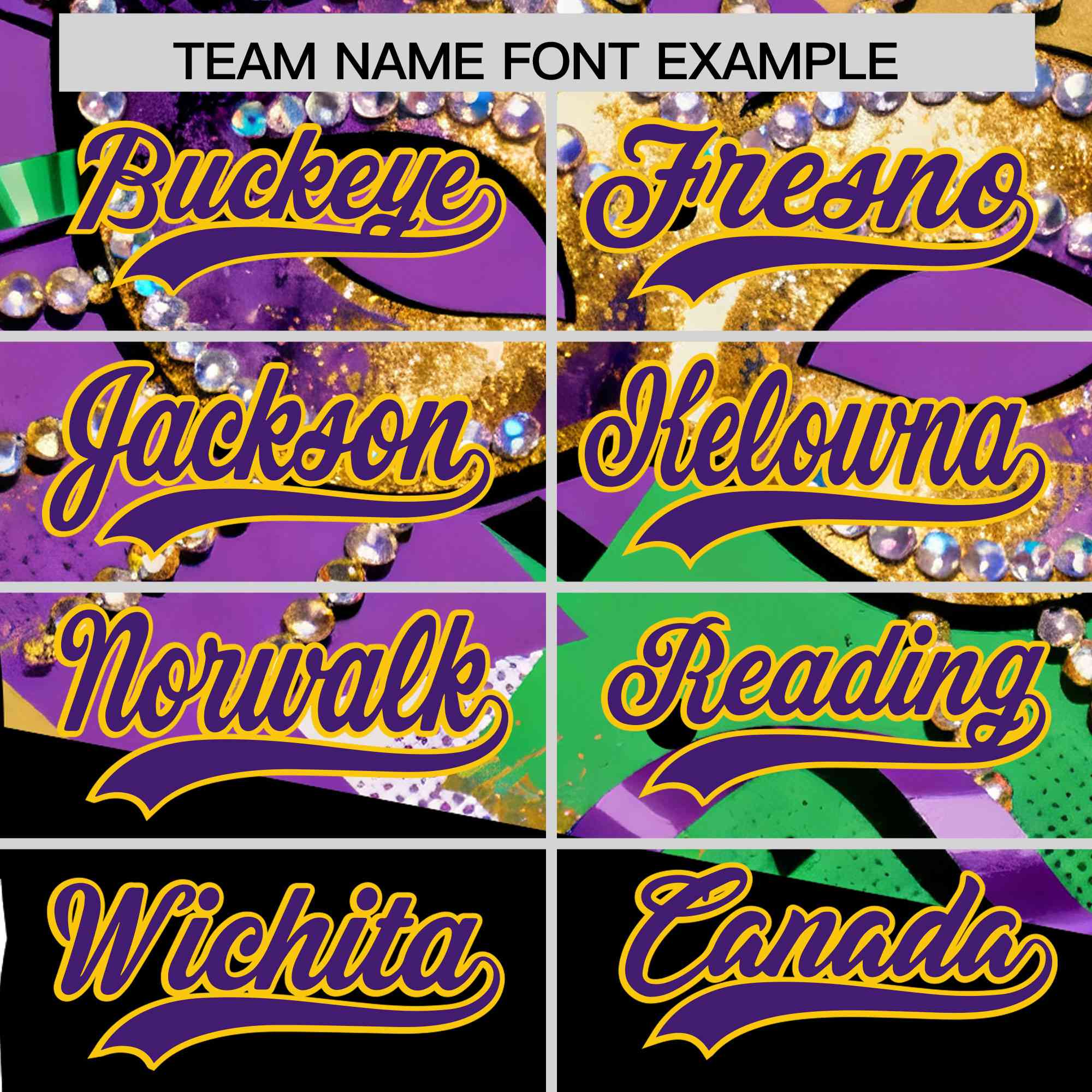Custom Black Gold Purple Personalization Mardi Gras Authentic Baseball Jersey| KXKSHOP