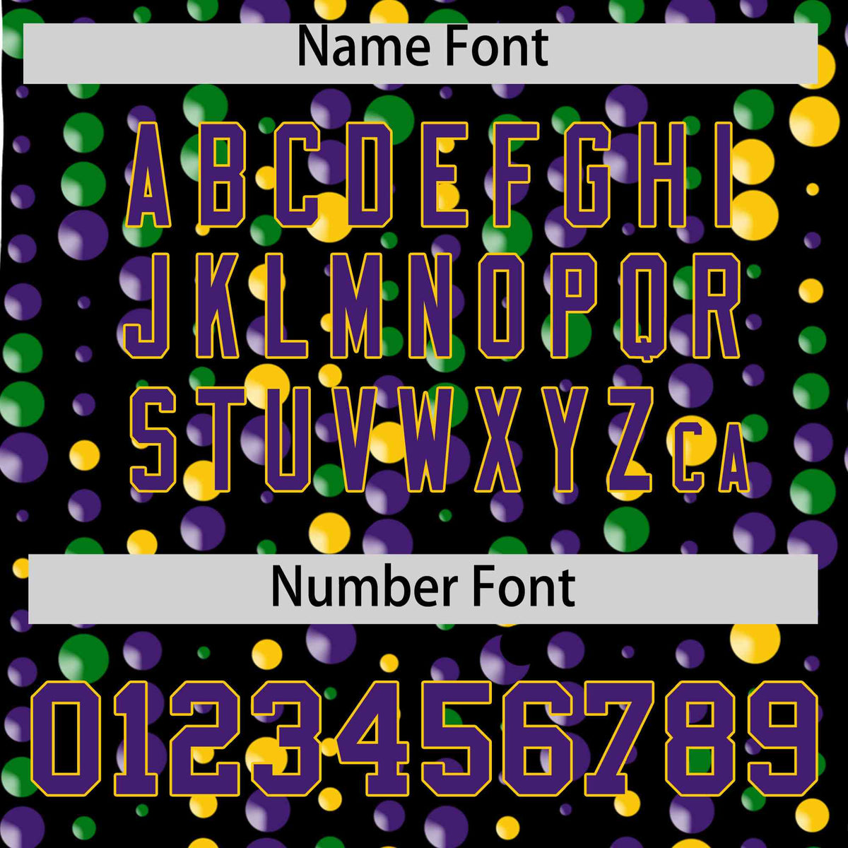 Custom Black Purple Gold Personalization Mardi Gras Authentic Baseball Jersey| KXKSHOP