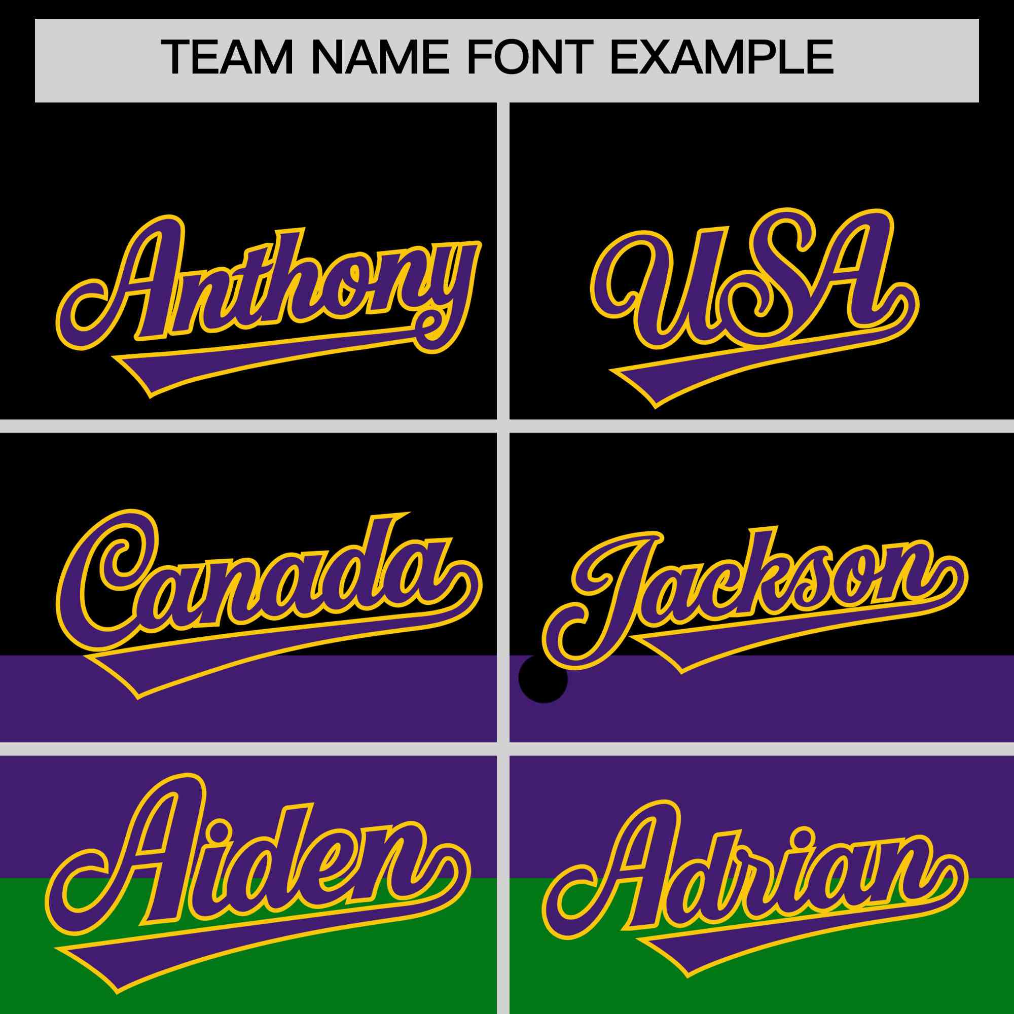 Custom Black Purple Kelly Green Gold Personalization Mardi Gras Authentic Baseball Jersey| KXKSHOP