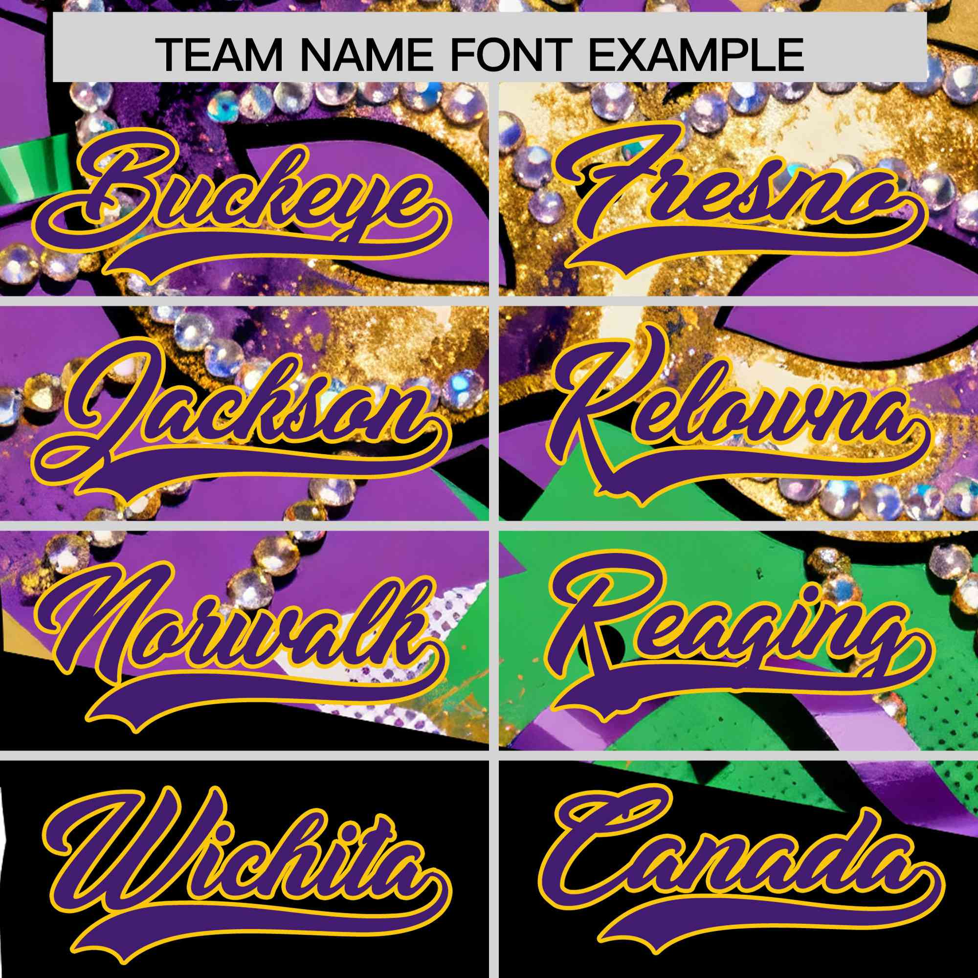 Custom Black Gold Purple Personalization Mardi Gras Authentic Baseball Jersey| KXKSHOP