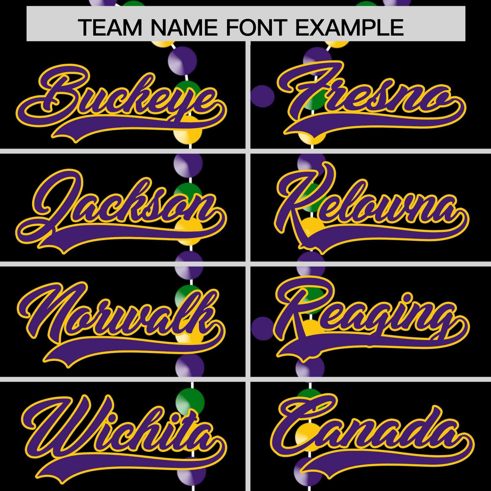 Custom Black Purple Gold Personalization Graffiti Mardi Gras Authentic Baseball Jersey| KXKSHOP