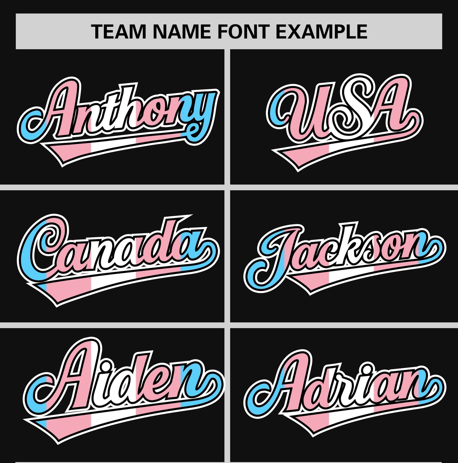 Custom Black Powder Blue Transgender For Pride Month Classic Style Baseball Jersey| KXKSHOP