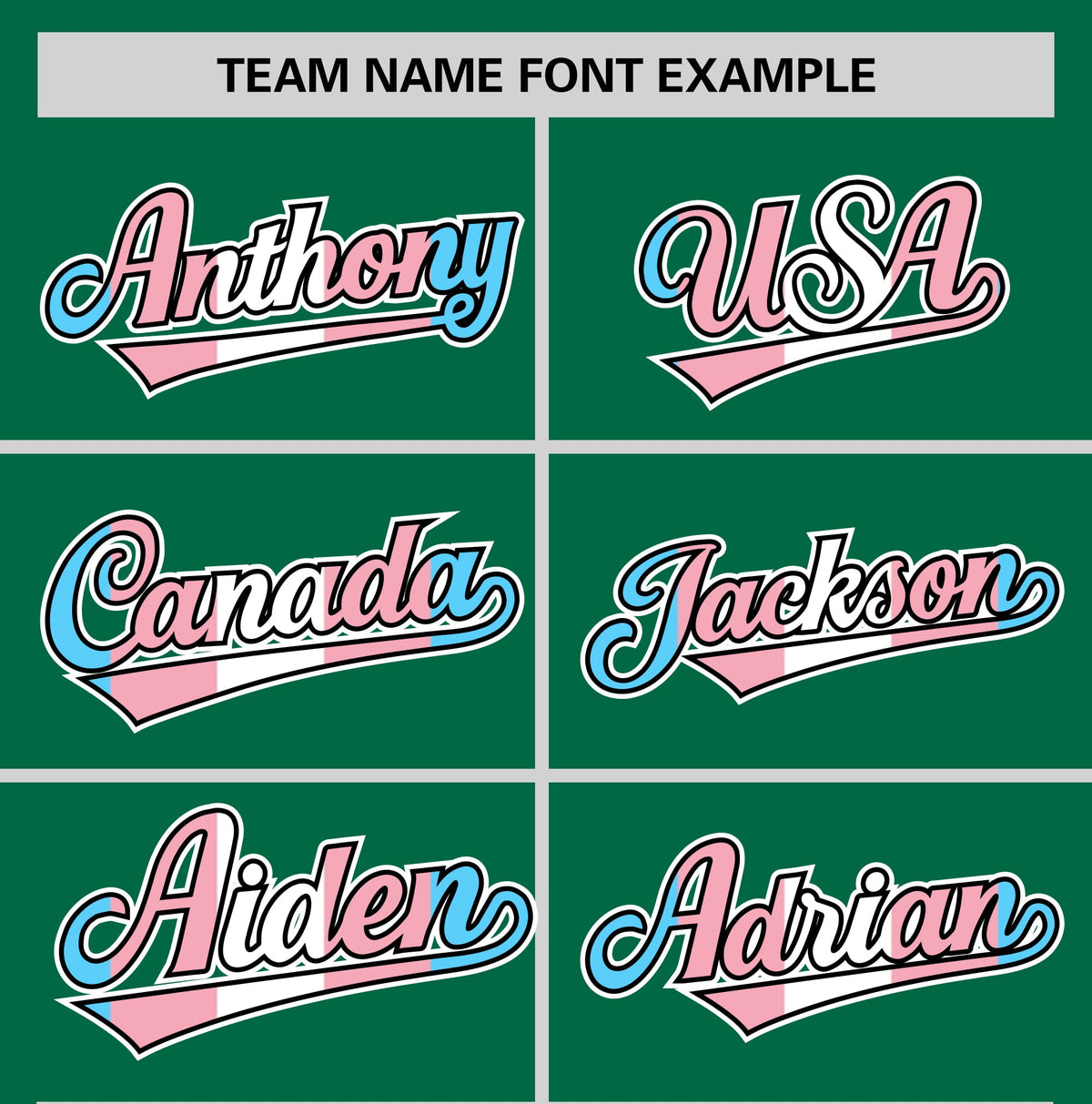 Custom Kelly Green Powder Blue Transgender For Pride Month Classic Style Baseball Jersey| KXKSHOP