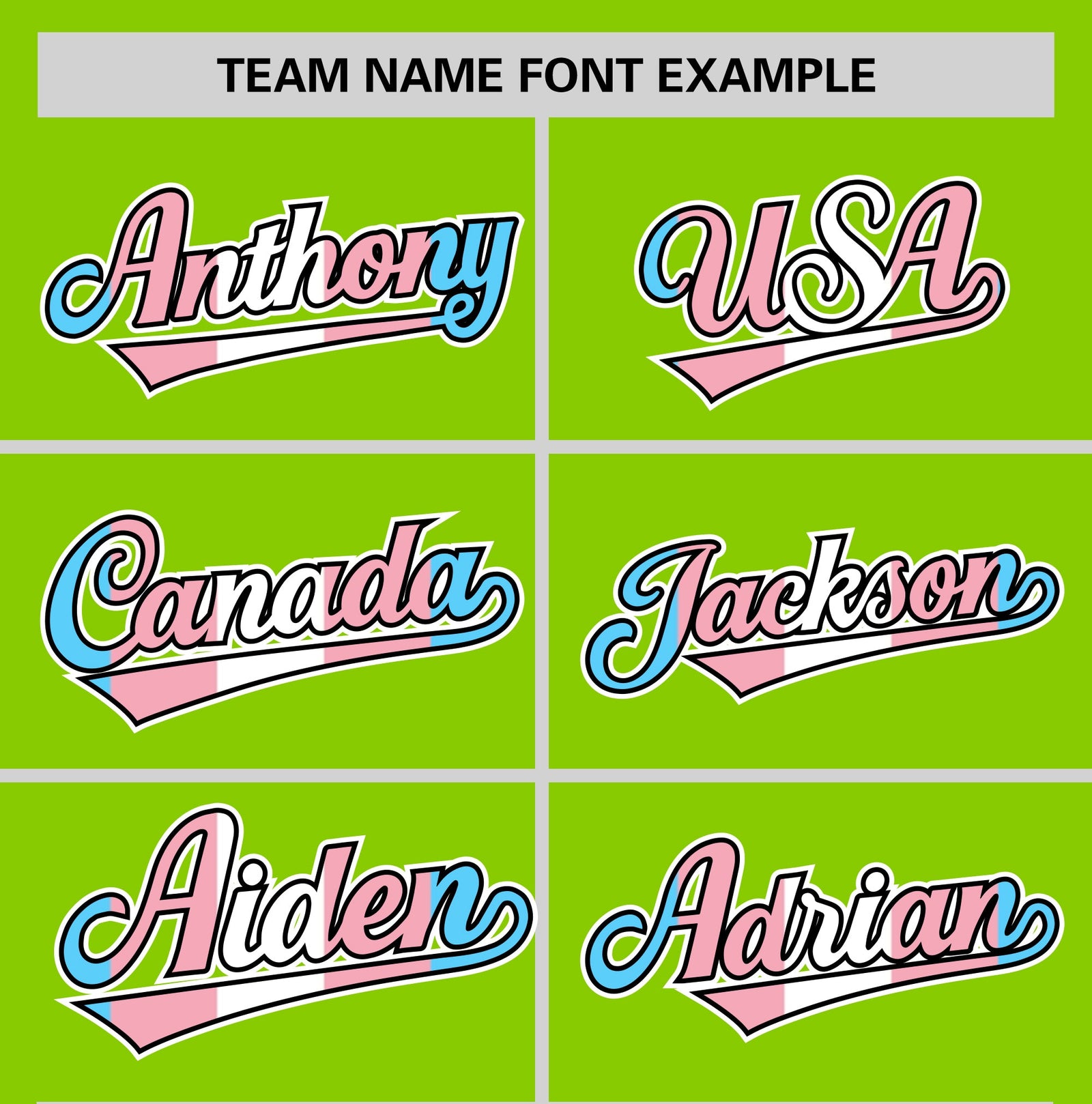 Custom Neon Green Powder Blue Transgender For Pride Month Classic Style Baseball Jersey| KXKSHOP