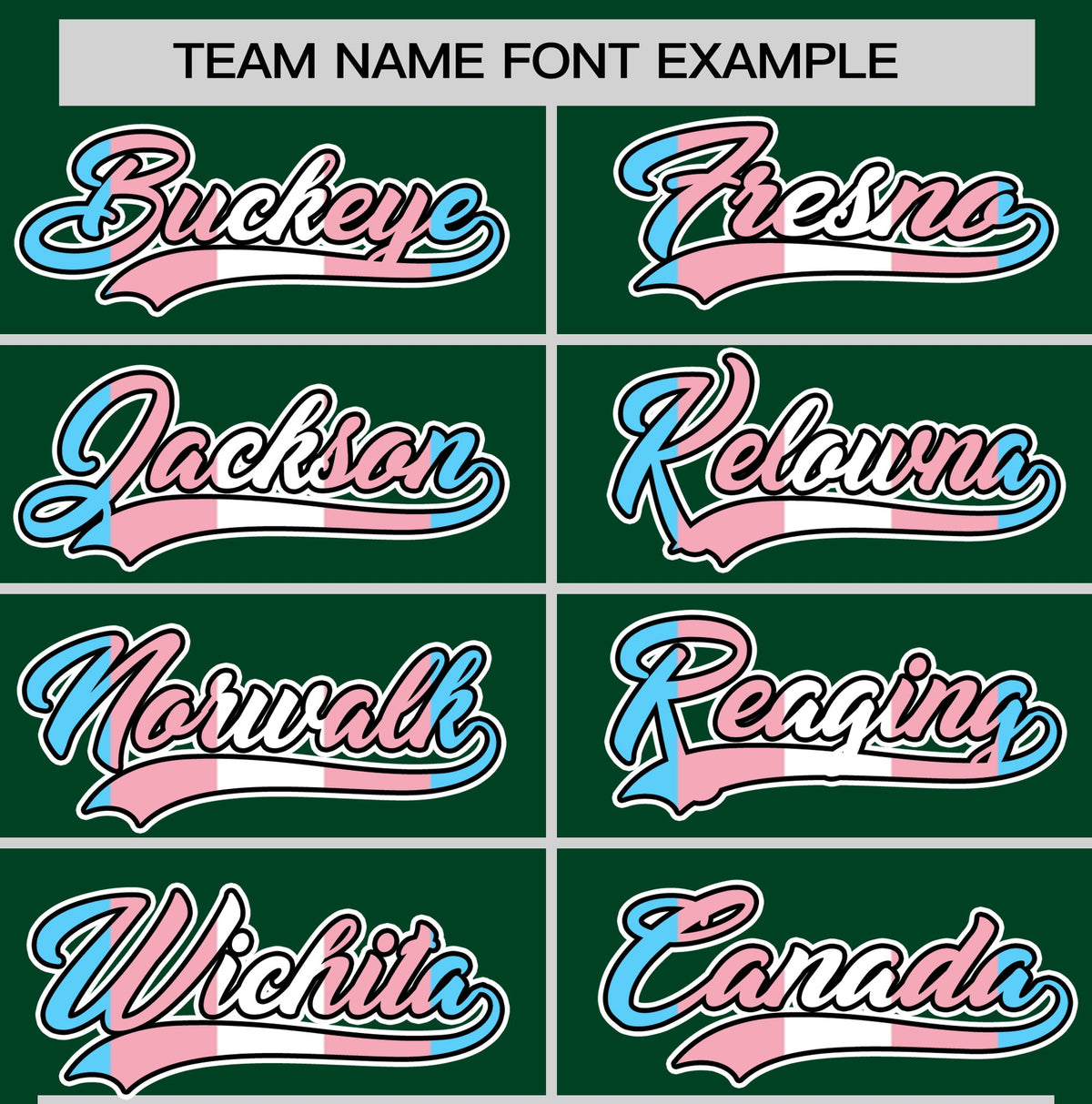 Custom Green Powder Blue Transgender For Pride Month Classic Style Baseball Jersey| KXKSHOP