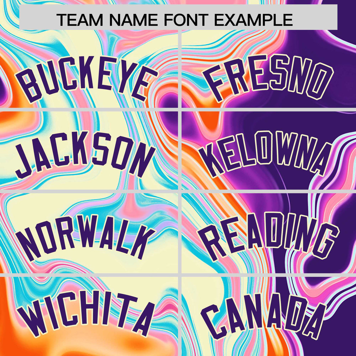 Custom Multi Color Split Fashion Fluid Pattern Authentic Baseball Jersey