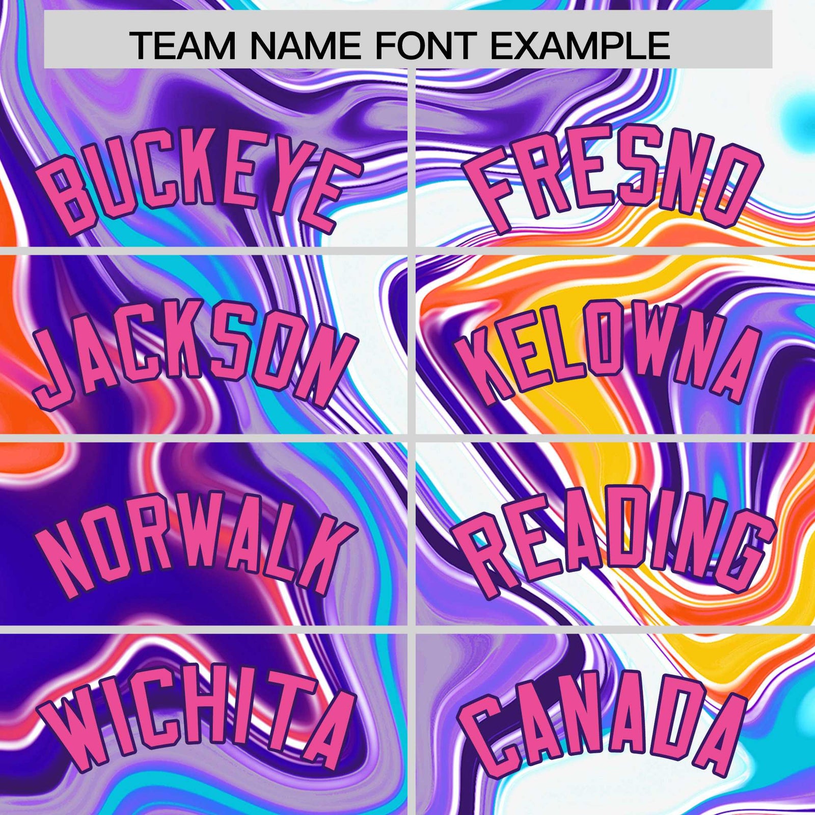 Custom Light Purple Split Fashion Fluid Pattern Authentic Baseball Jersey