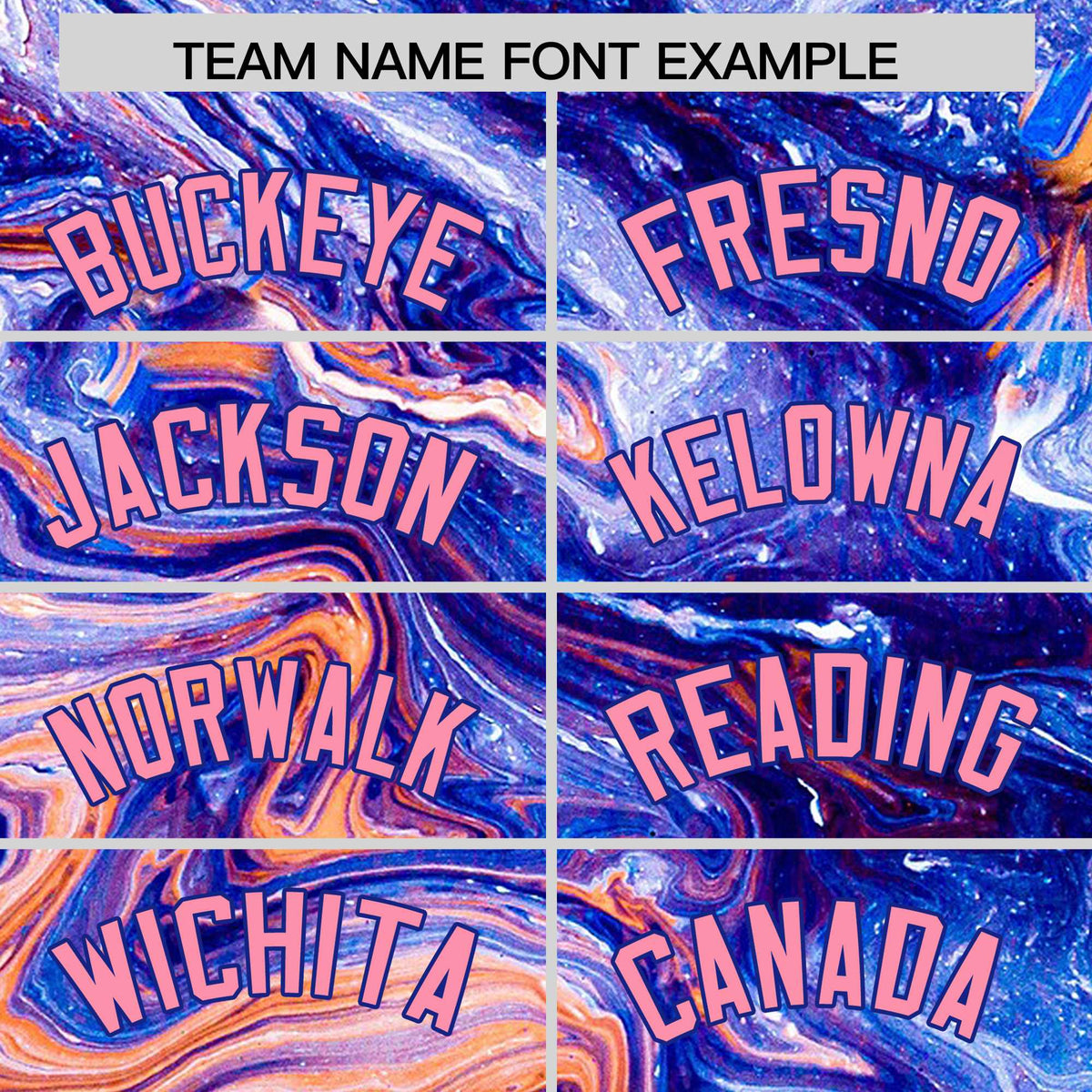 Custom Royal Split Fashion Fluid Pattern Authentic Baseball Jersey