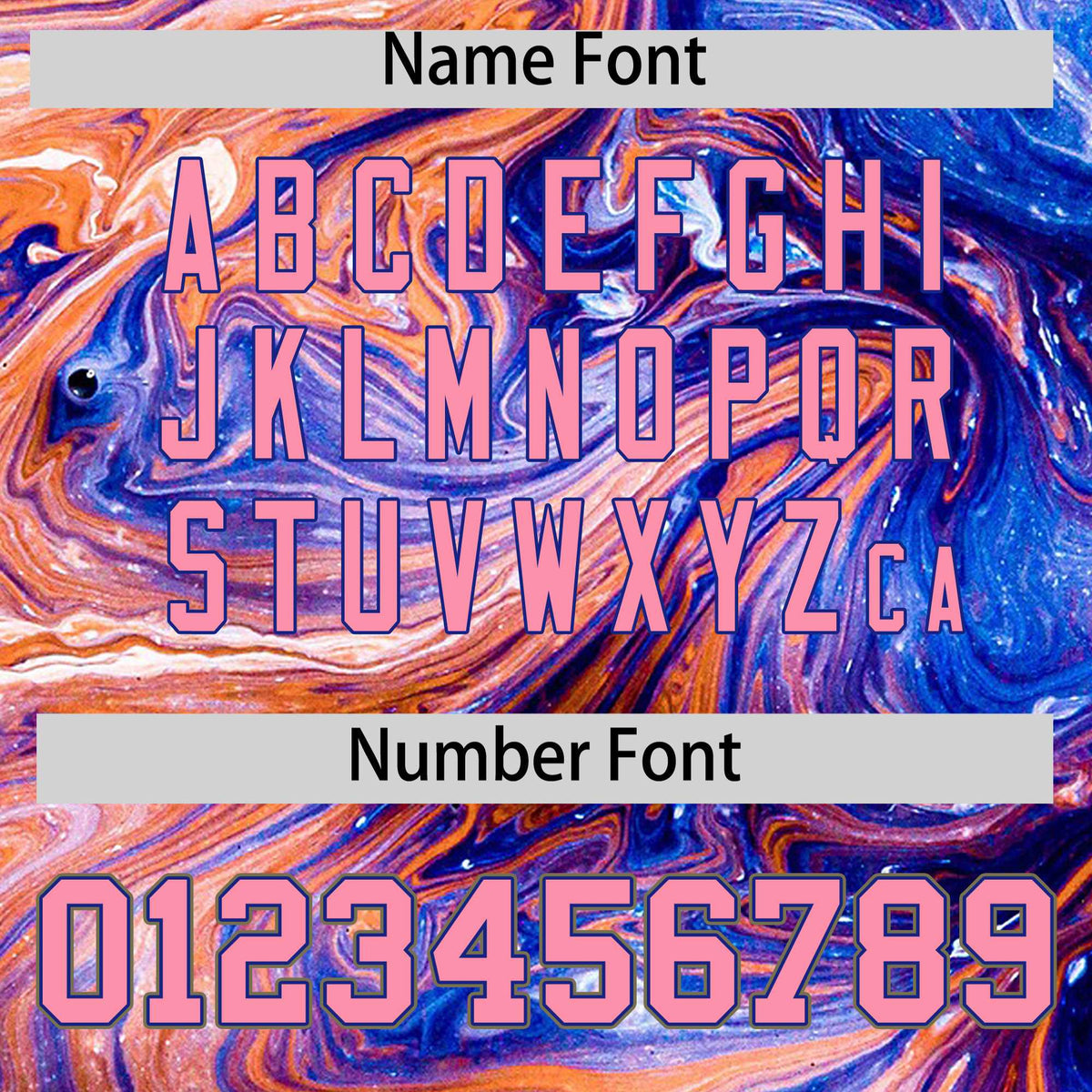 Custom Royal Split Fashion Fluid Pattern Authentic Baseball Jersey