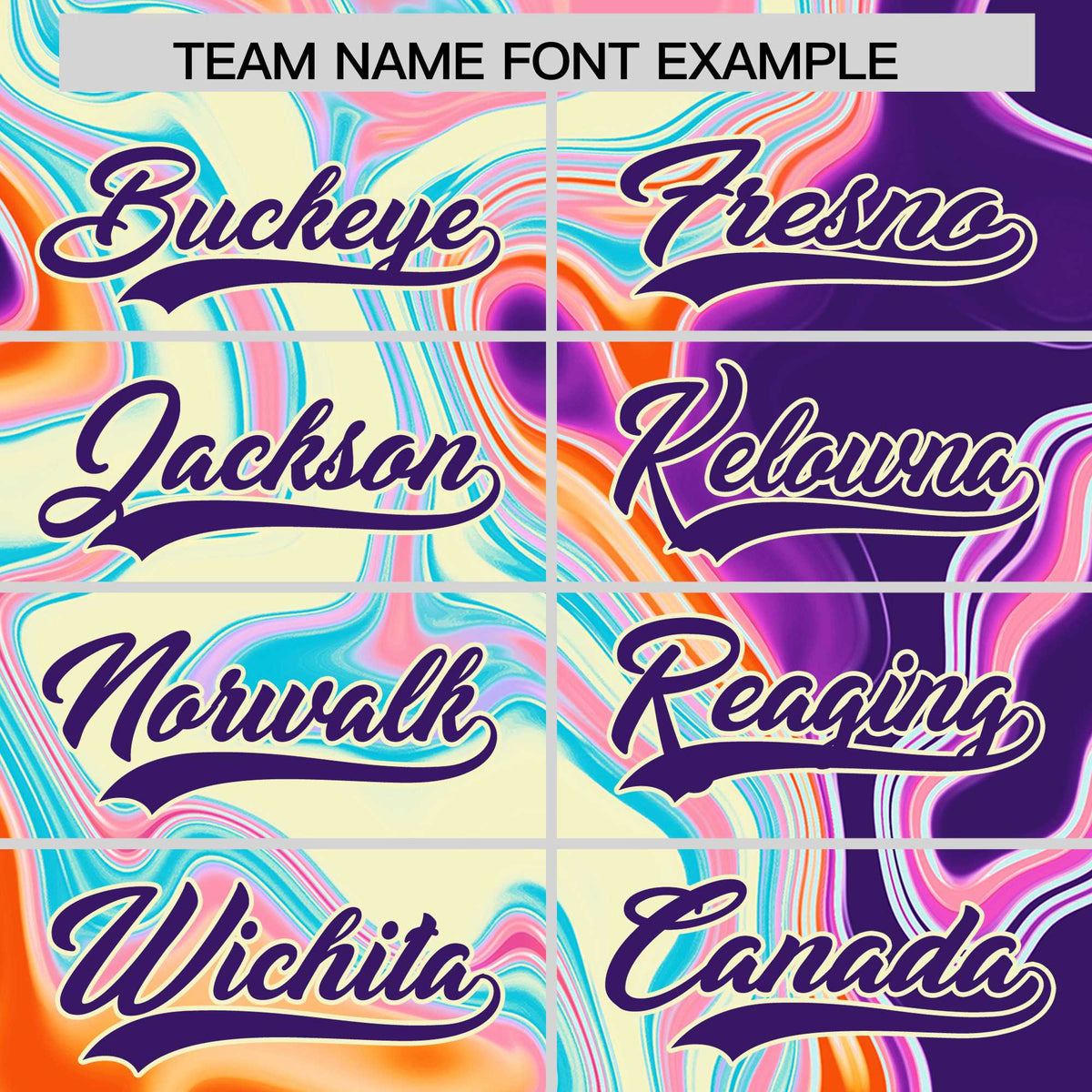 Custom Multi Color Split Fashion Fluid Pattern Authentic Baseball Jersey