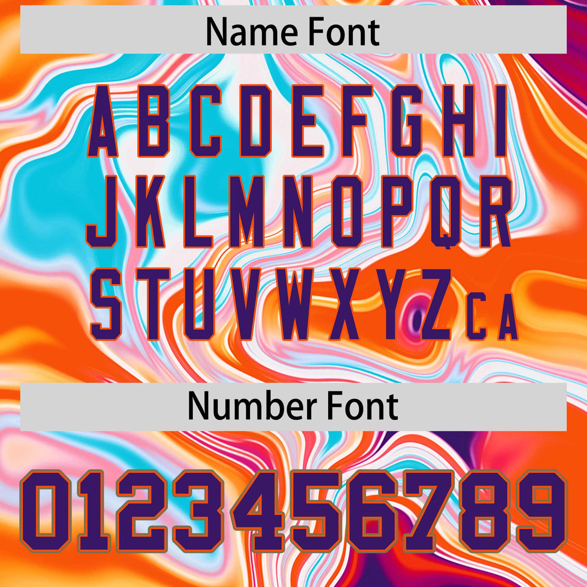 Custom Orange Split Fashion Fluid Pattern Authentic Baseball Jersey