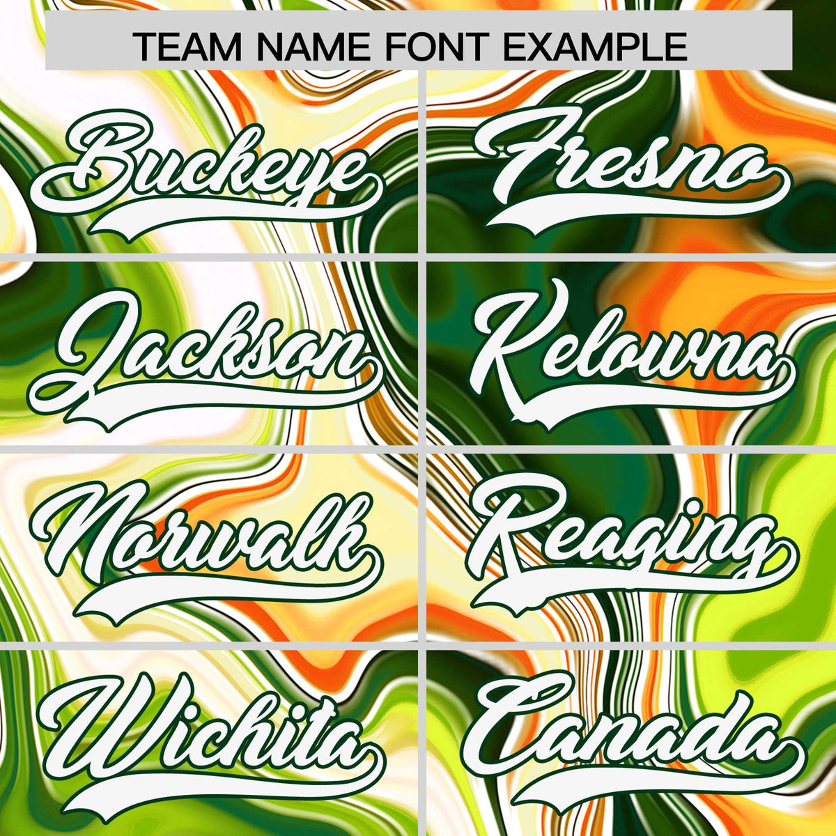 Custom Green Split Fashion Fluid Pattern Authentic Baseball Jersey