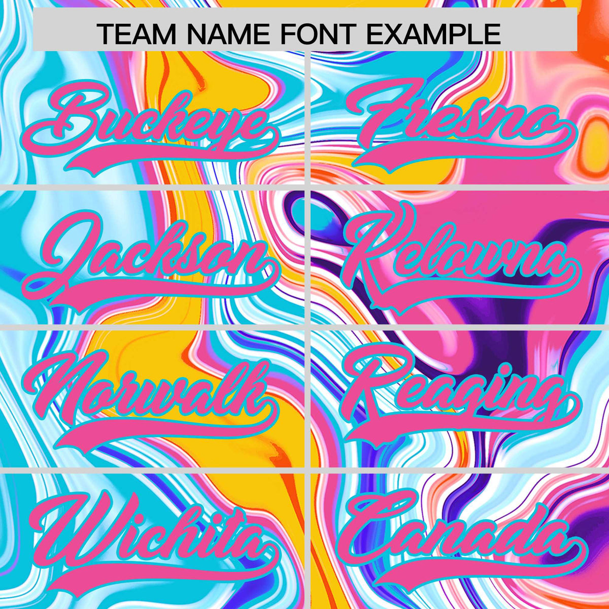 Custom Multi Color Split Fashion Fluid Pattern Authentic Baseball Jersey