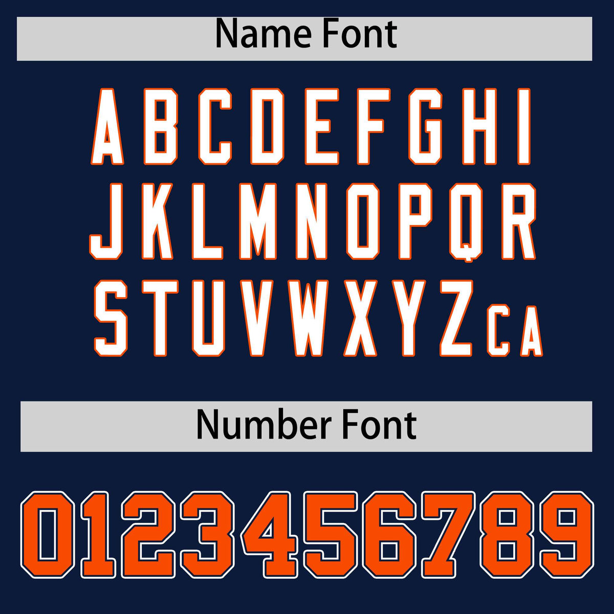 Custom Navy Orange Personalized Color Block Authentic Baseball Jersey