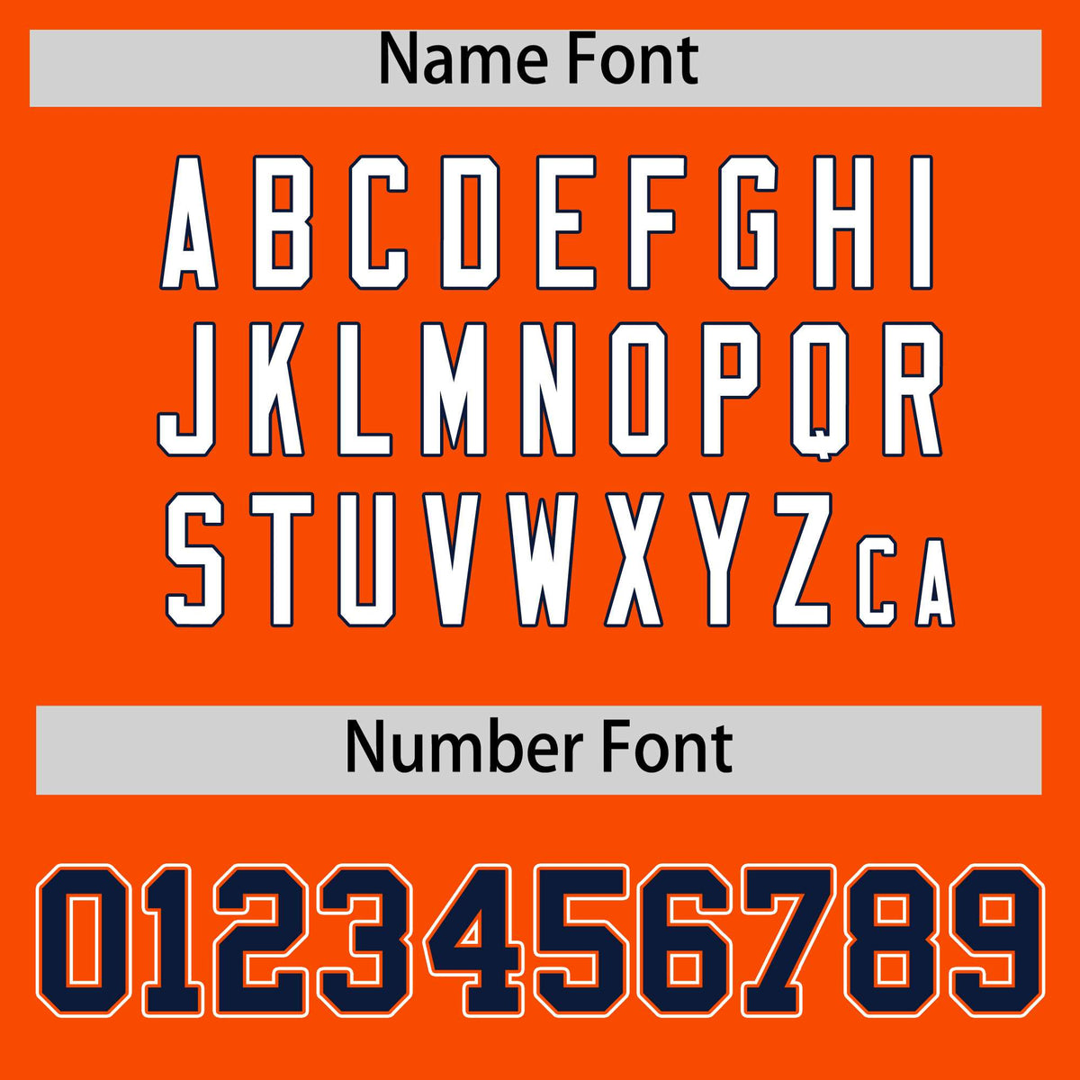 Custom Orange Navy Personalized Color Block Authentic Baseball Jersey